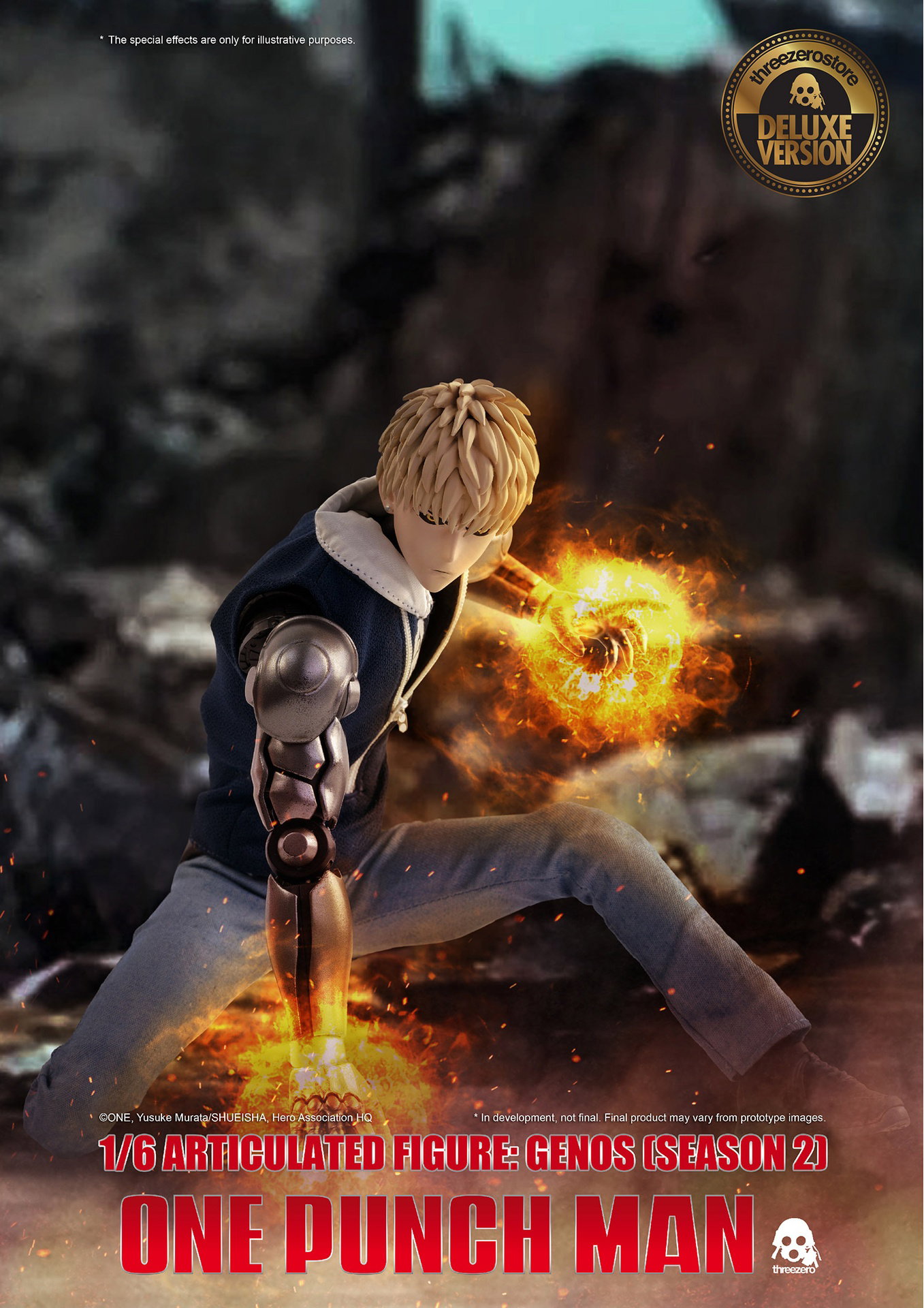 ONE-PUNCH MAN 1/6 Articulated Figure: Genos (SEASON 2) Deluxe Version image 9
