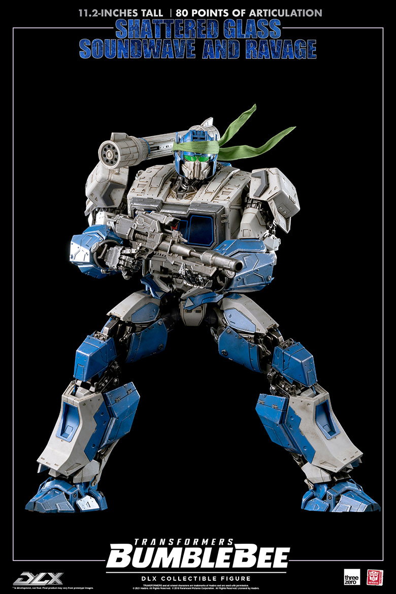 Transformers: Bumblebee DLX Shattered Glass Soundwave and Ravage image 10