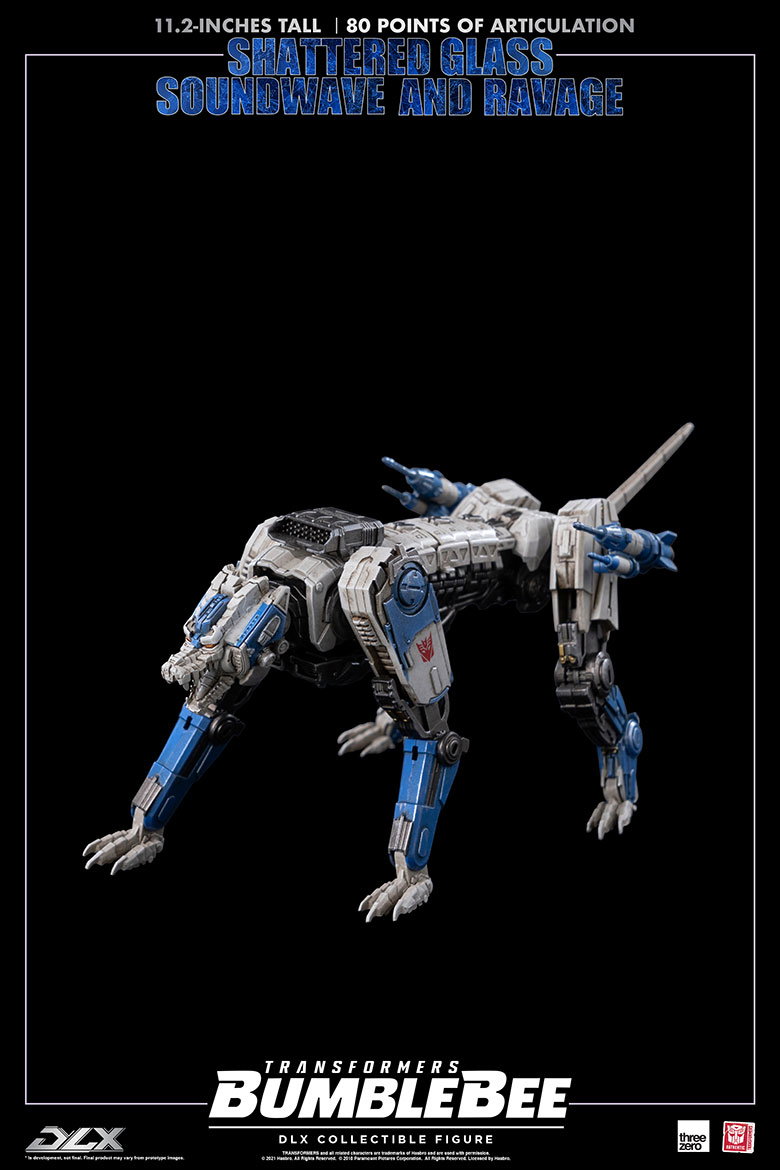 Transformers: Bumblebee DLX Shattered Glass Soundwave and Ravage image 5