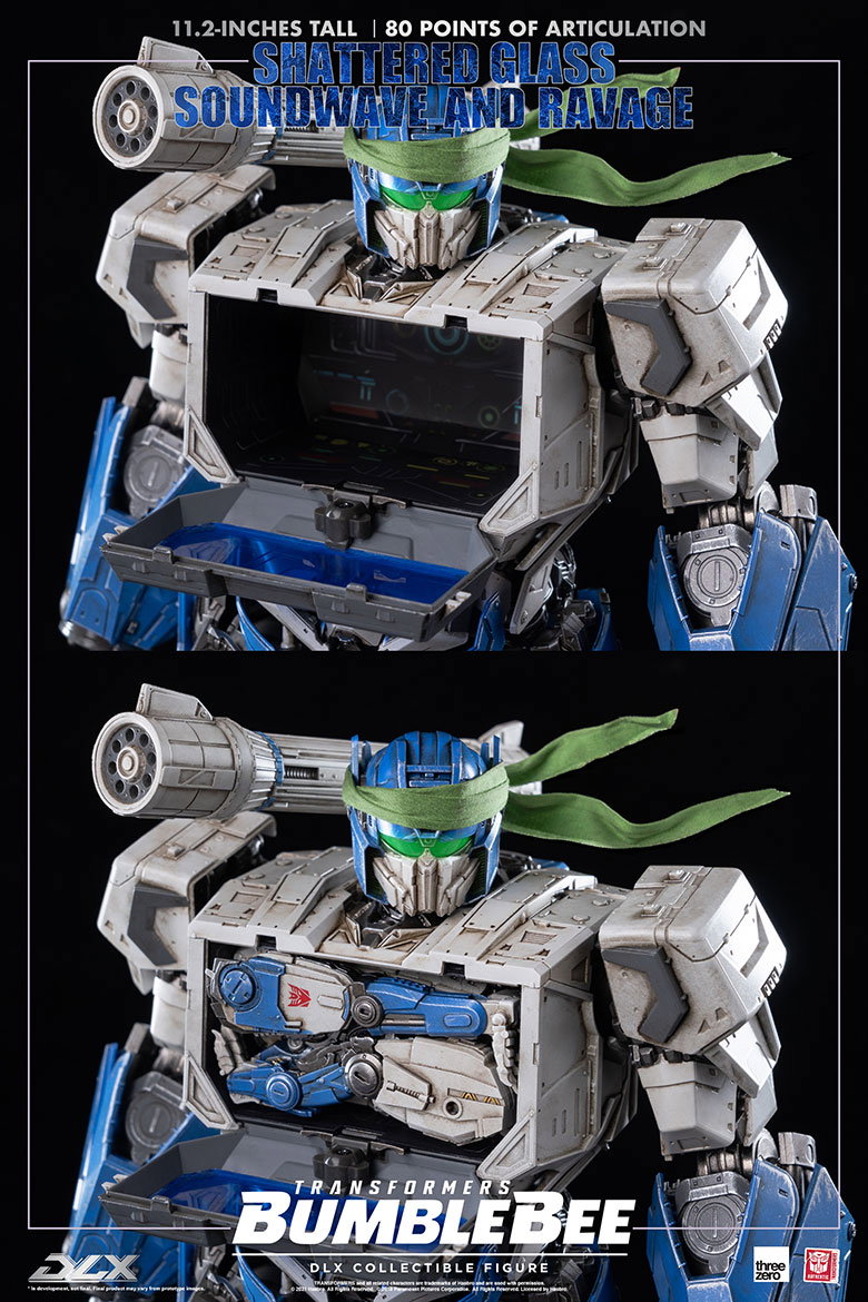 Transformers: Bumblebee DLX Shattered Glass Soundwave and Ravage image 6