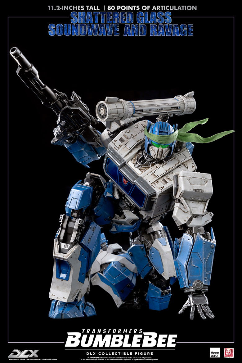 Transformers: Bumblebee DLX Shattered Glass Soundwave and Ravage image 7