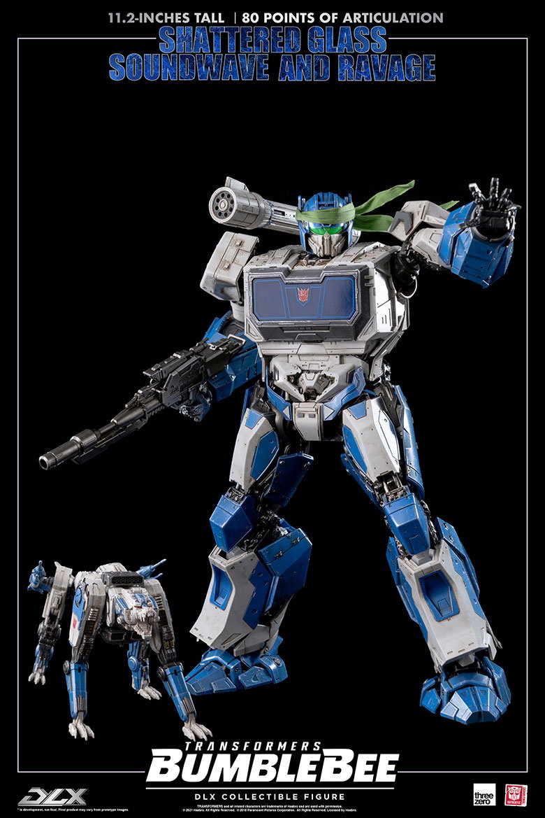 Transformers: Bumblebee DLX Shattered Glass Soundwave and Ravage image 8