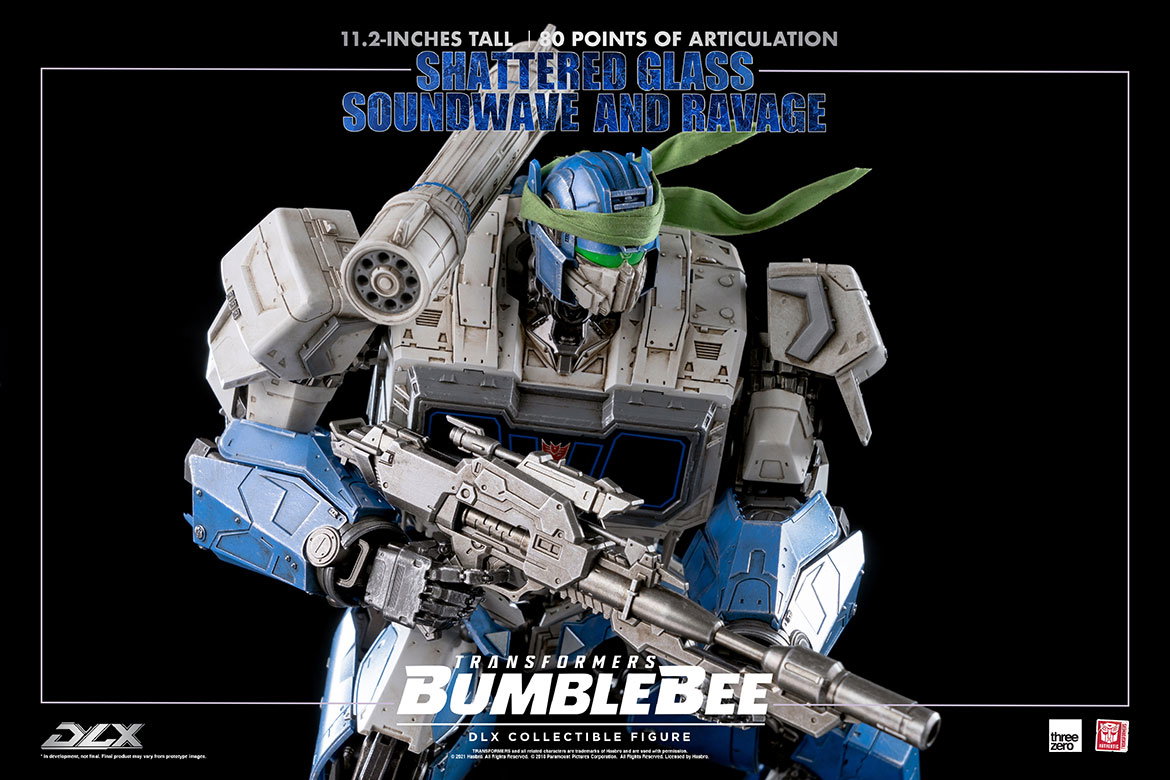 Transformers: Bumblebee DLX Shattered Glass Soundwave and Ravage image 9