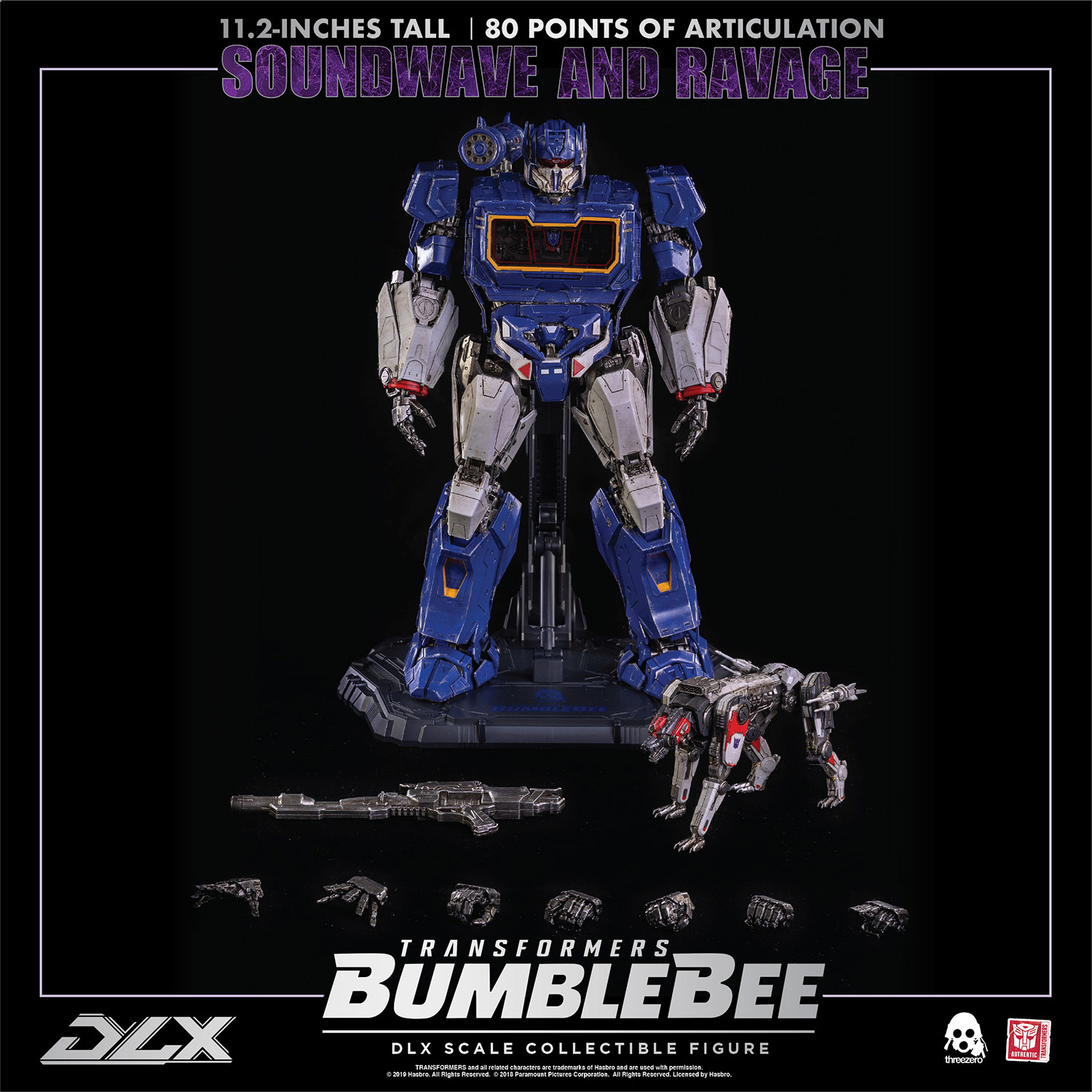 Transformers BUMBLEBEE DLX SOUNDWAVE AND RAVAGE image 3