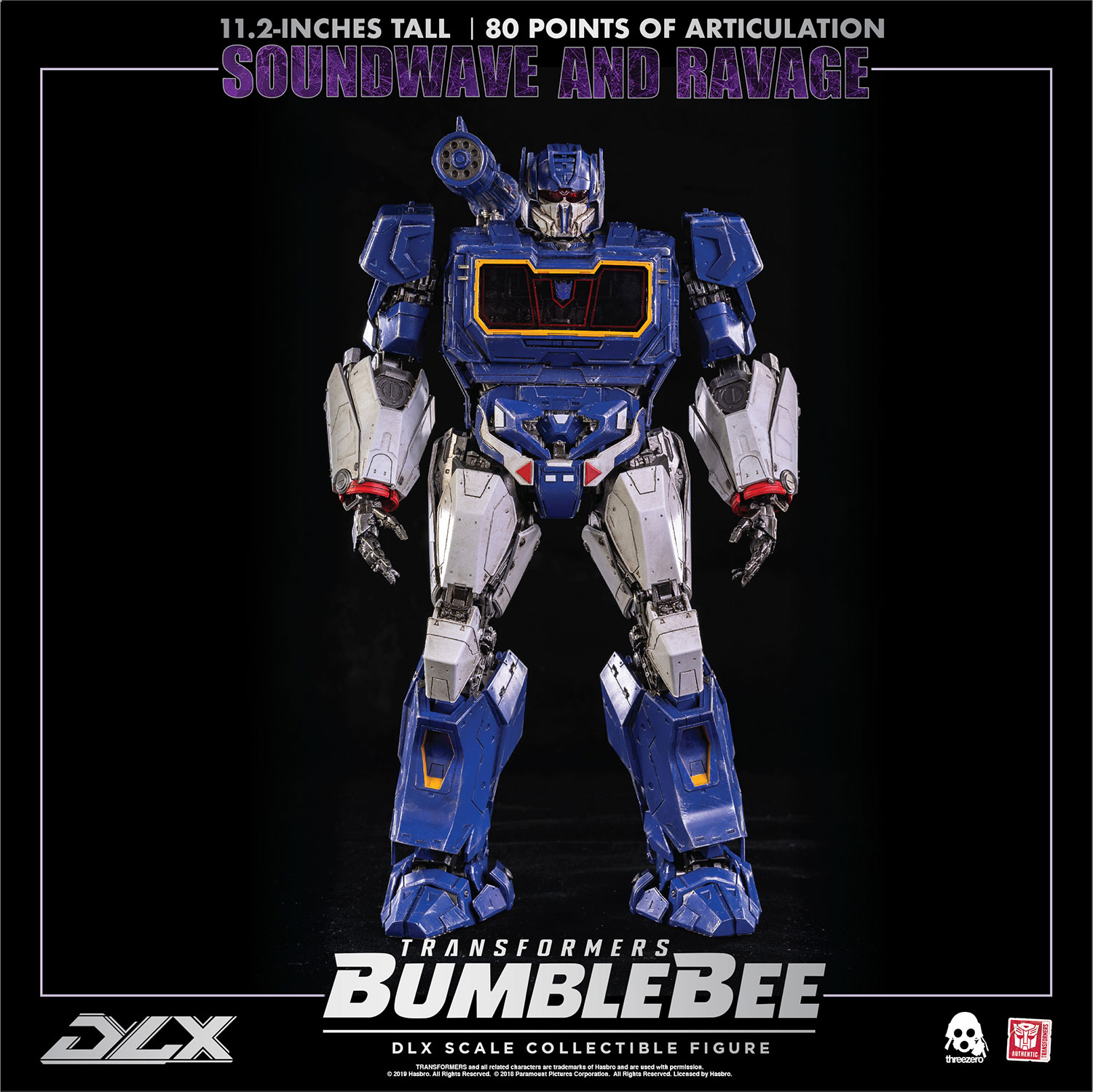 Transformers BUMBLEBEE DLX SOUNDWAVE AND RAVAGE image 4