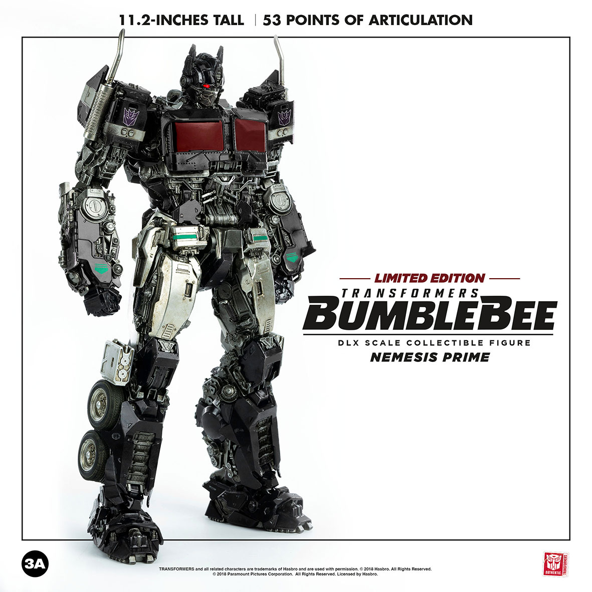 Nemesis Prime DLX Scale Collectible Figure (Limited Edition) by THREEZERO image 10