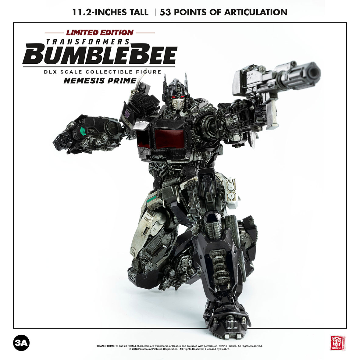 Nemesis Prime DLX Scale Collectible Figure (Limited Edition) by THREEZERO image 4