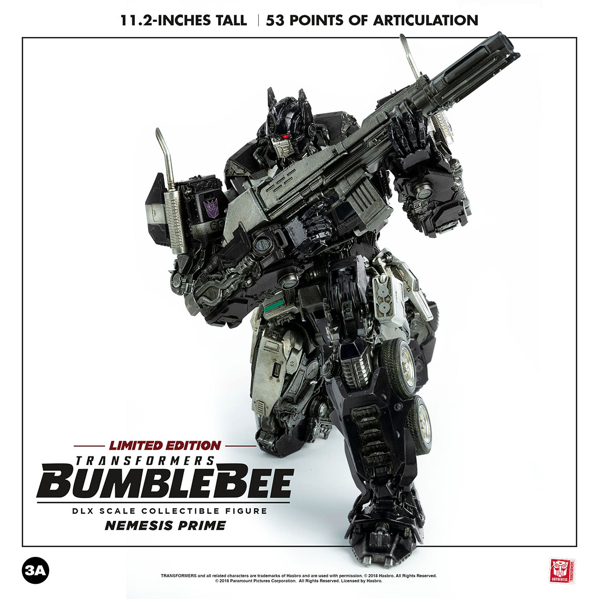 Nemesis Prime DLX Scale Collectible Figure (Limited Edition) by THREEZERO image 5