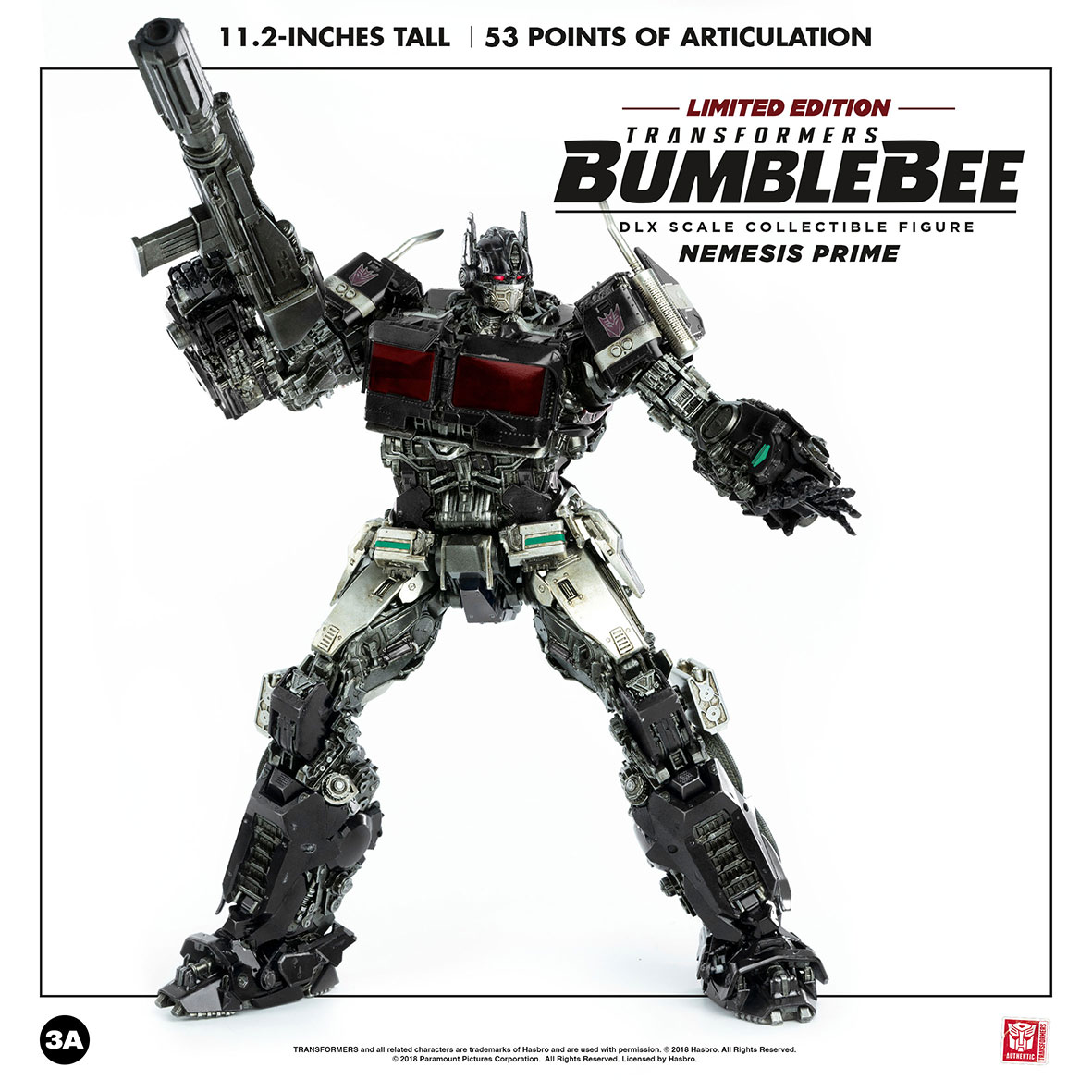 Nemesis Prime DLX Scale Collectible Figure (Limited Edition) by THREEZERO image 7