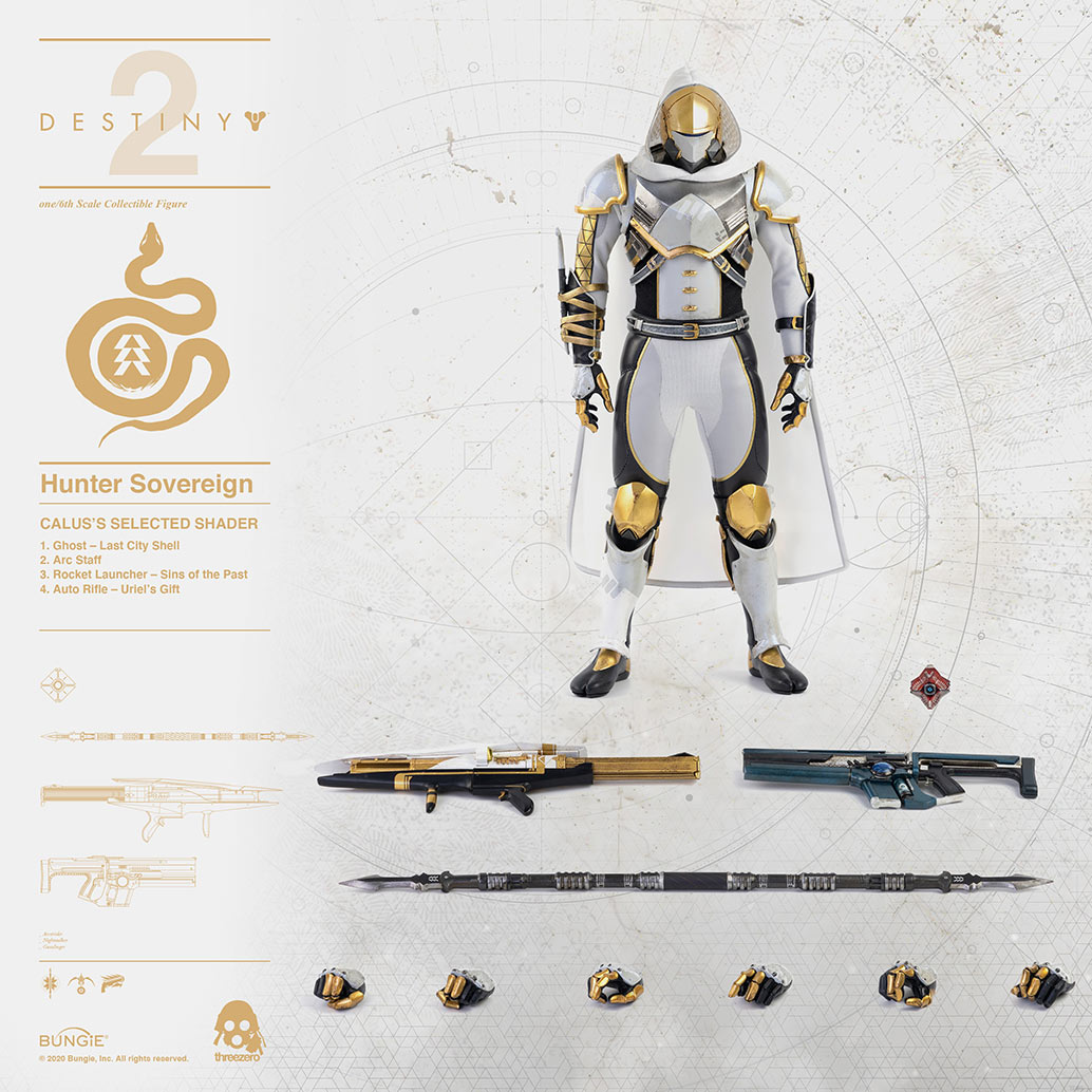 DESTINY 2 - Hunter Sovereign 1/6 Scale Collectible Figure CALUS’S SELECTED SHADER image 2