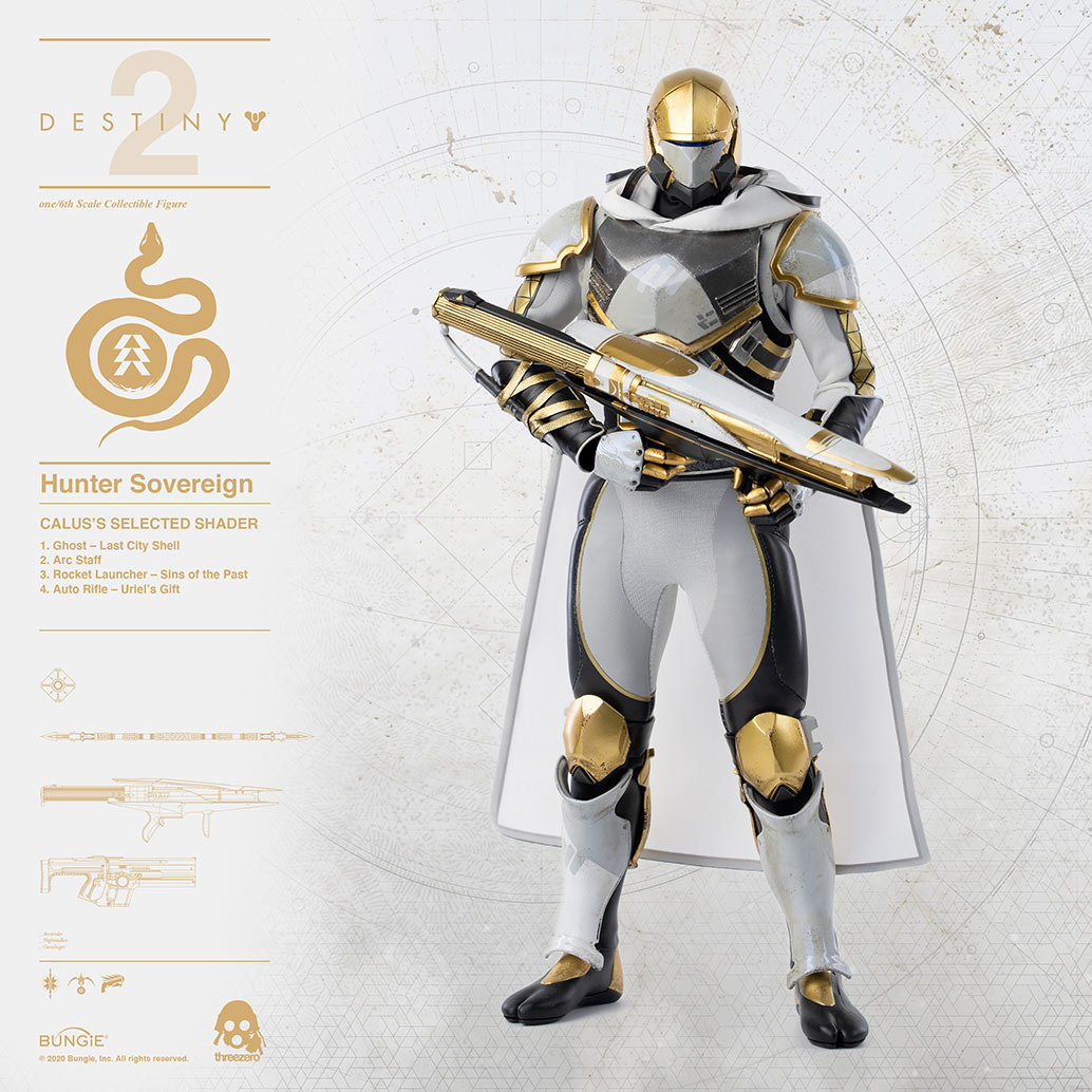 DESTINY 2 - Hunter Sovereign 1/6 Scale Collectible Figure CALUS’S SELECTED SHADER image 3