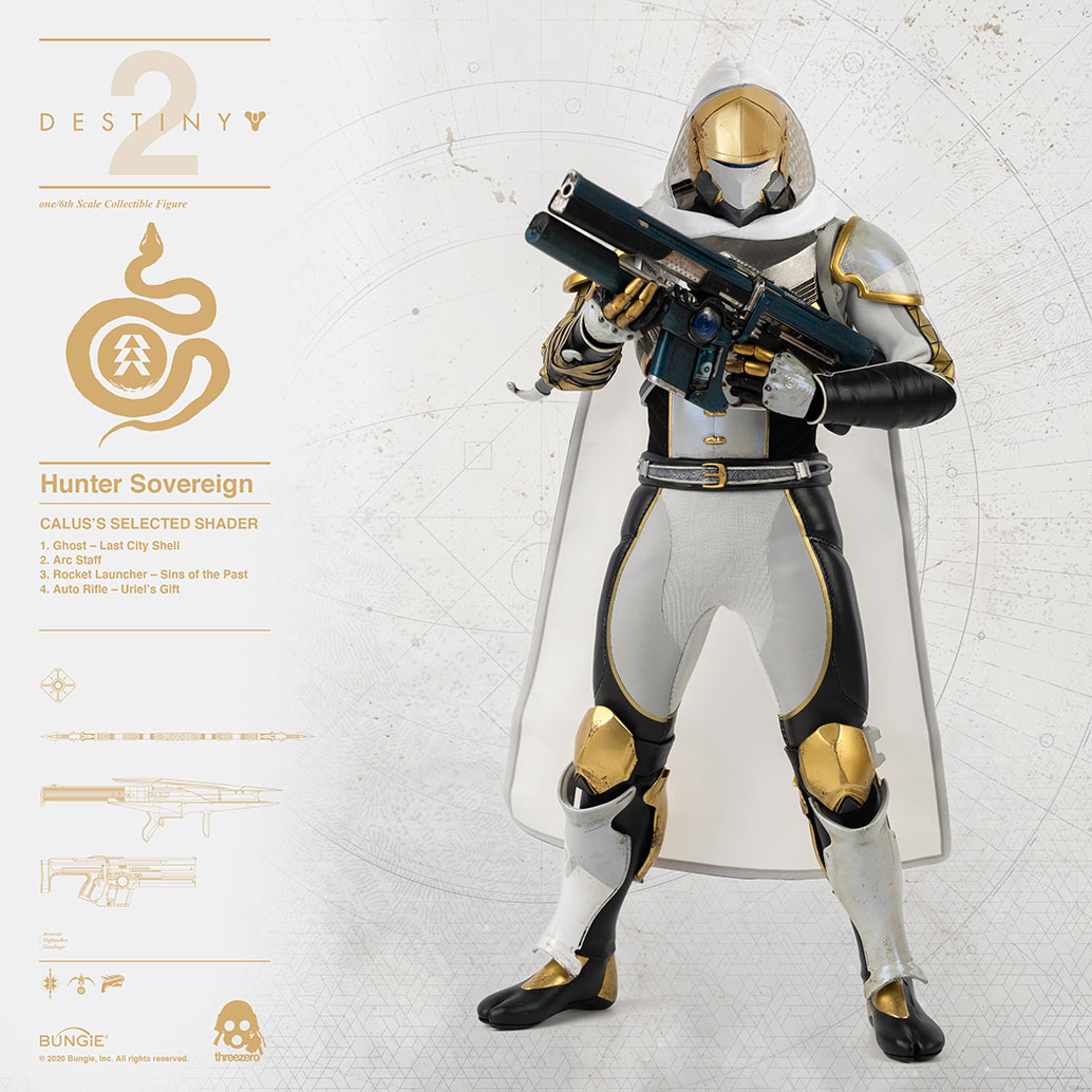 DESTINY 2 - Hunter Sovereign 1/6 Scale Collectible Figure CALUS’S SELECTED SHADER image 6