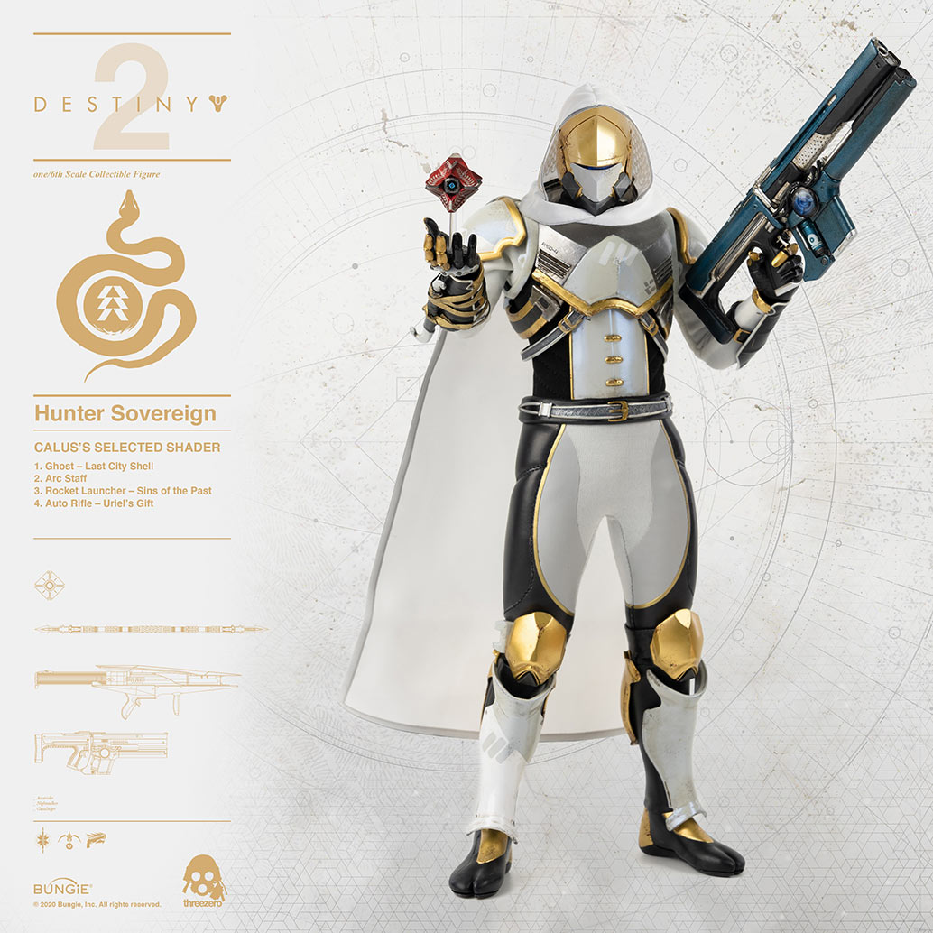 DESTINY 2 - Hunter Sovereign 1/6 Scale Collectible Figure CALUS’S SELECTED SHADER image 9