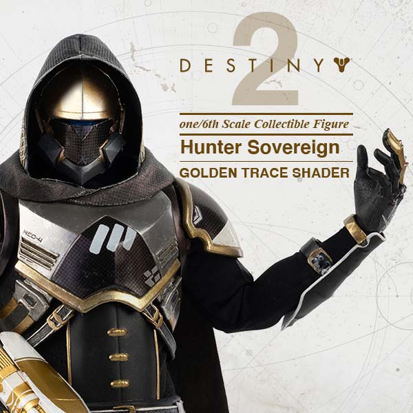 DESTINY 2 - Hunter Sovereign 1/6 Scale Collectible Figure GOLDEN TRACE SHADER image 1
