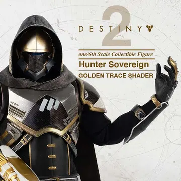 DESTINY 2 - Hunter Sovereign 1/6 Scale Collectible Figure GOLDEN TRACE SHADER