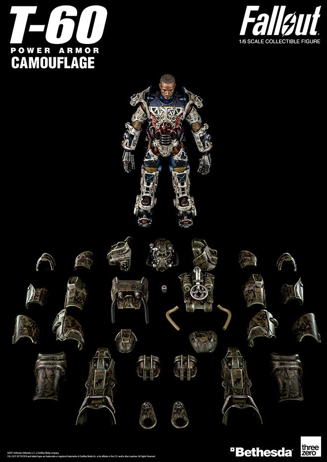 Fallout 1/6 T‐60 Camouflage Power Armor image 10