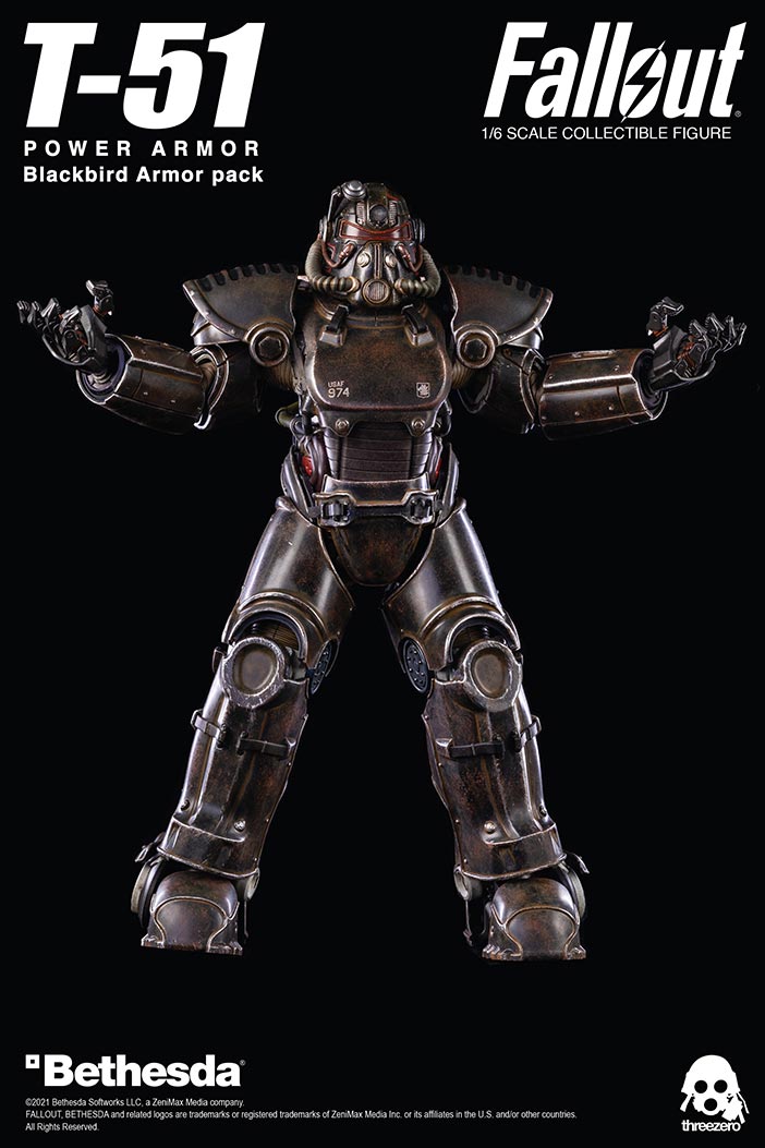 Fallout 1/6 T-51 Blackbird Armor Pack image 10