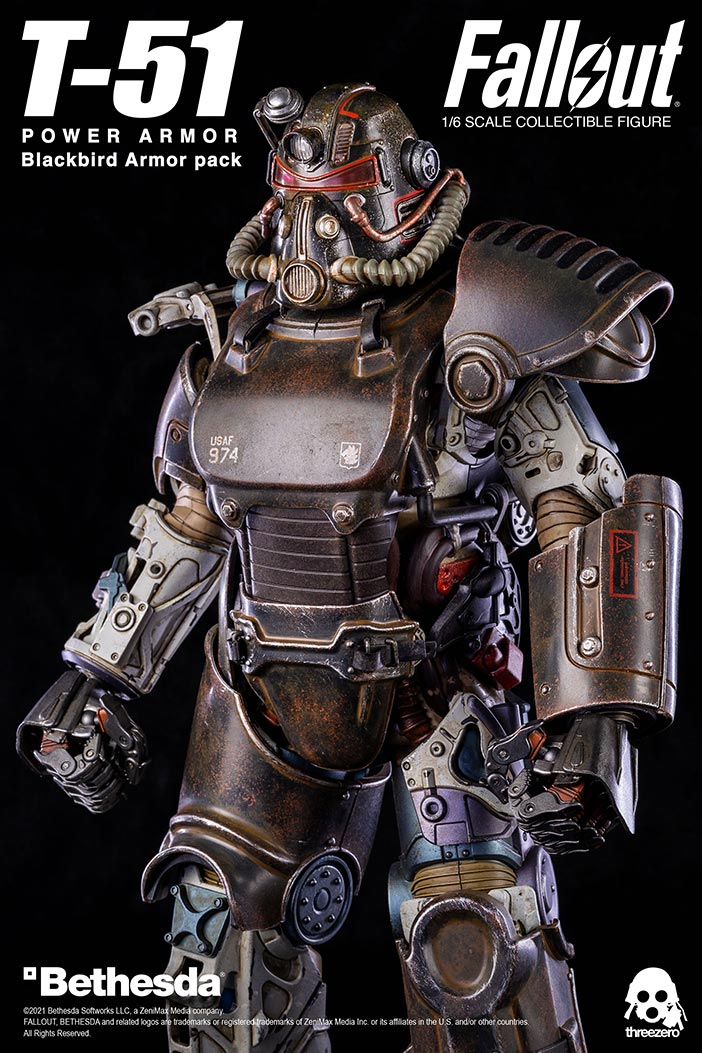 Fallout 1/6 T-51 Blackbird Armor Pack image 2