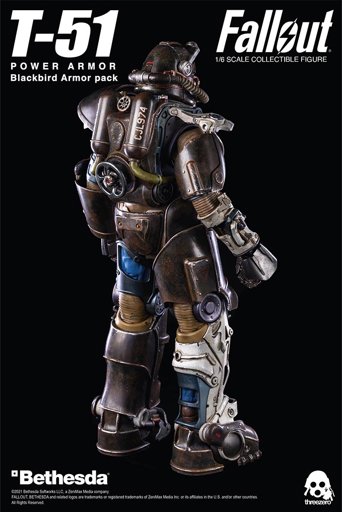 Fallout 1/6 T-51 Blackbird Armor Pack image 7