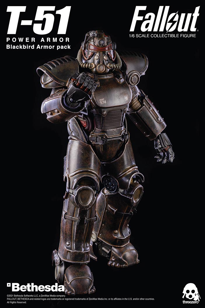 Fallout 1/6 T-51 Blackbird Armor Pack image 8