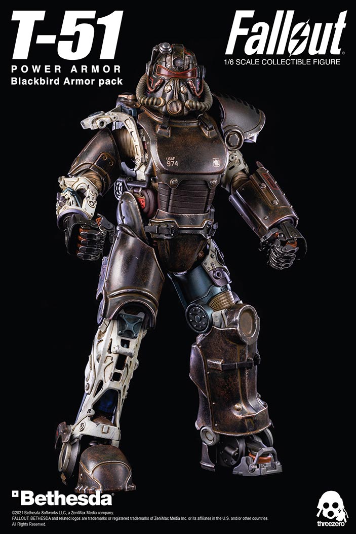 Fallout 1/6 T-51 Blackbird Armor Pack image 9