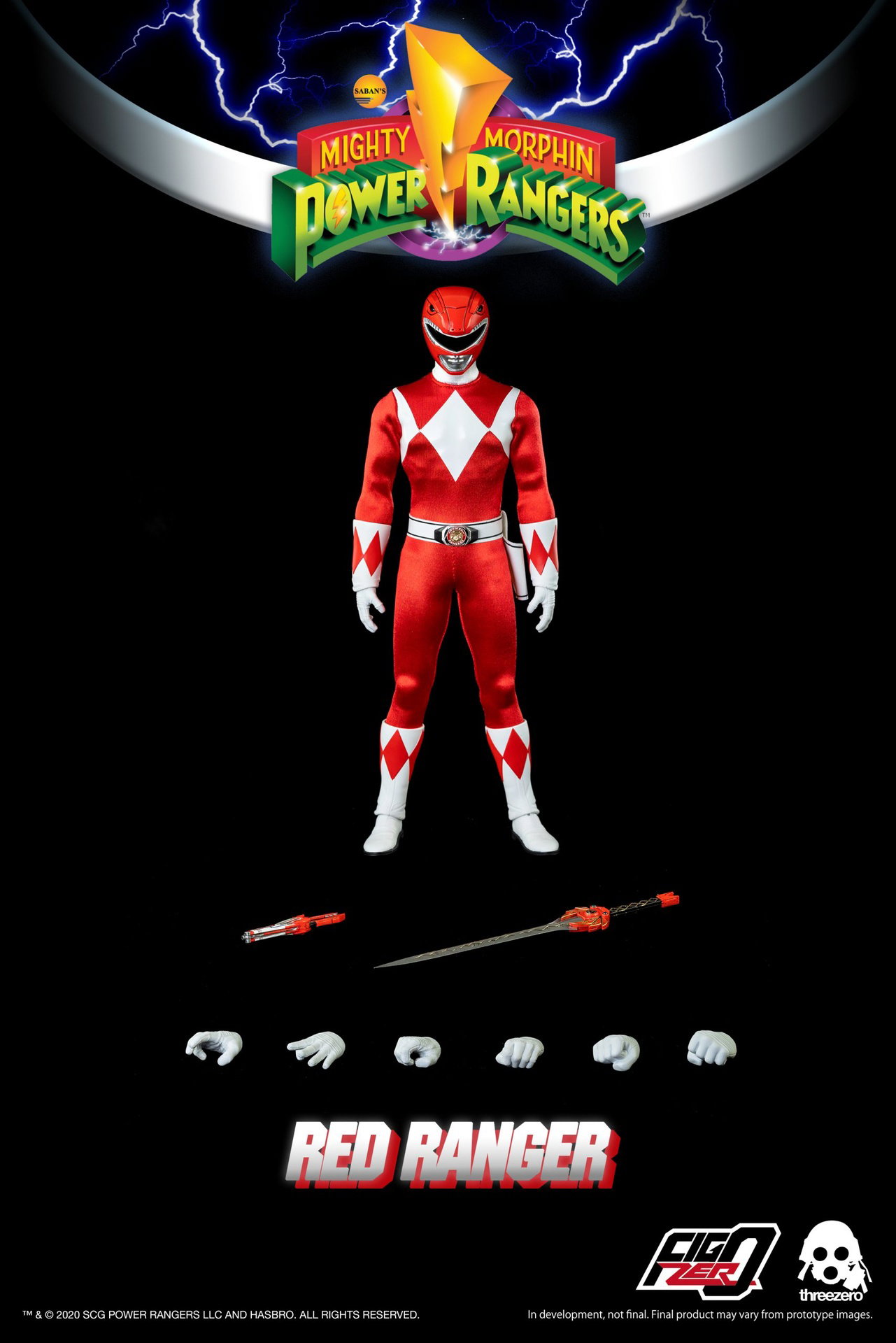 Mighty Morphin Power Rangers 1/6 Red Ranger image 2