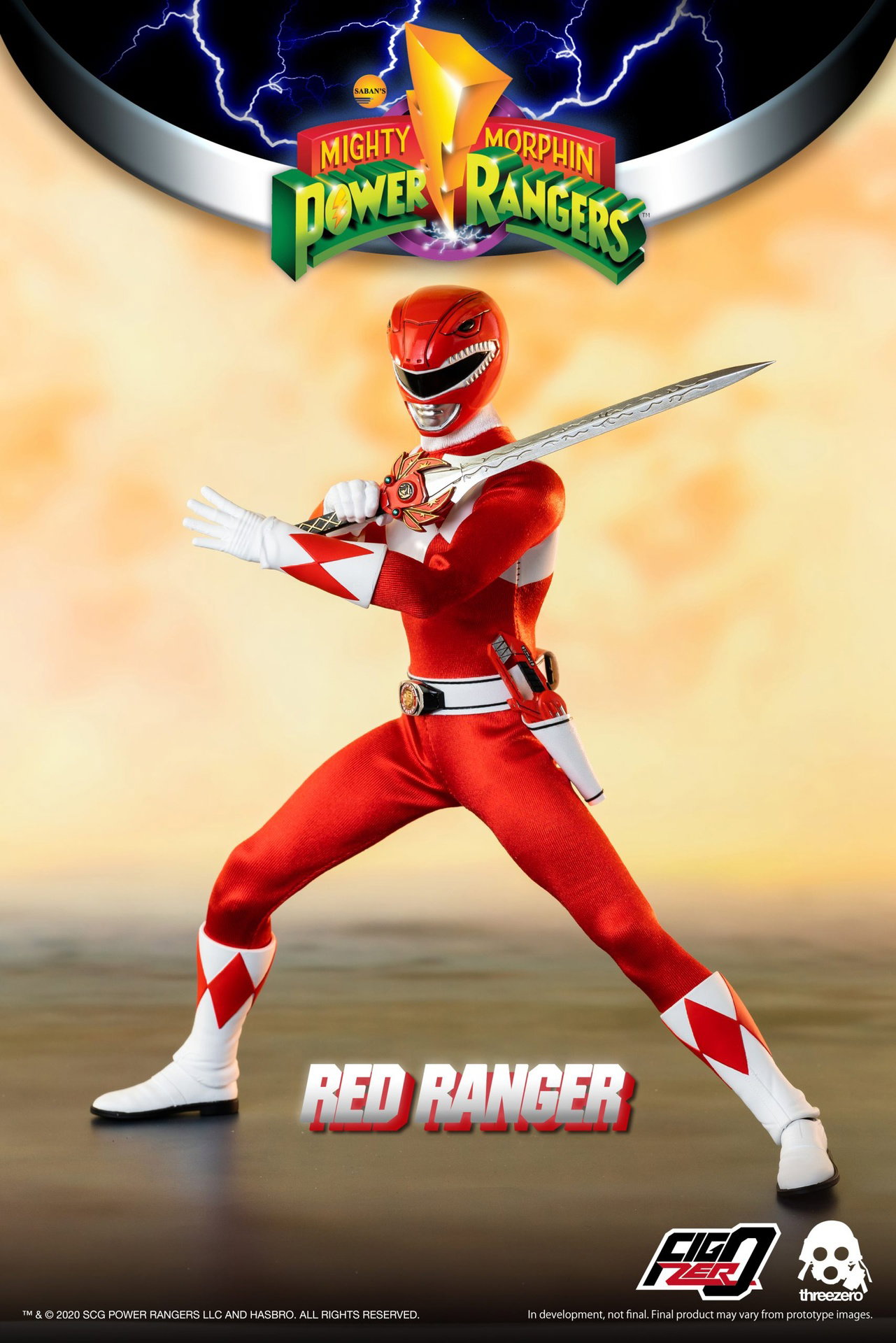 Mighty Morphin Power Rangers 1/6 Red Ranger image 8