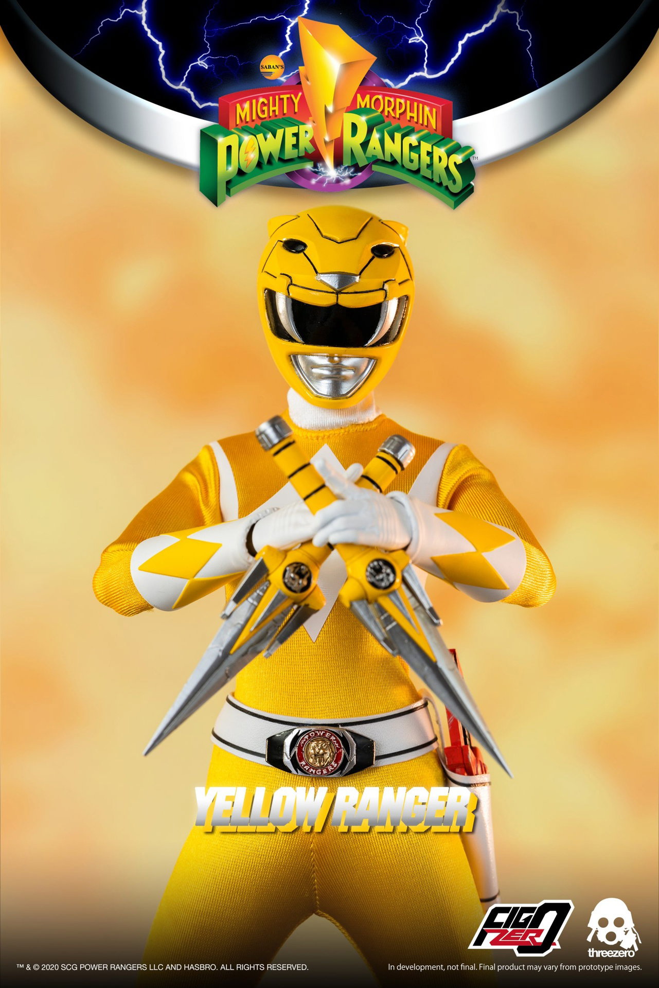 Mighty Morphin Power Rangers 1/6 Yellow Ranger image 3