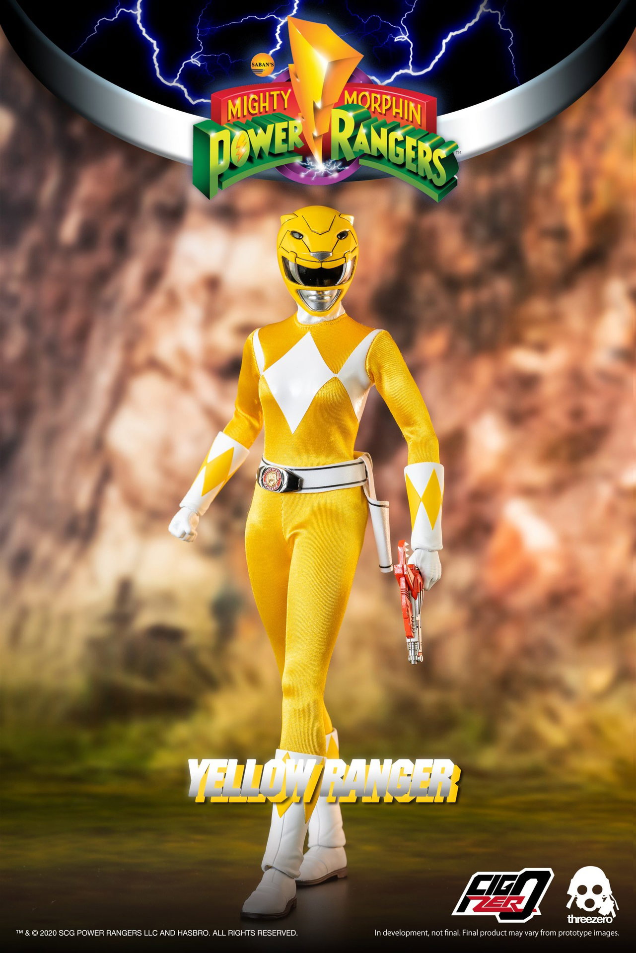 Mighty Morphin Power Rangers 1/6 Yellow Ranger image 4