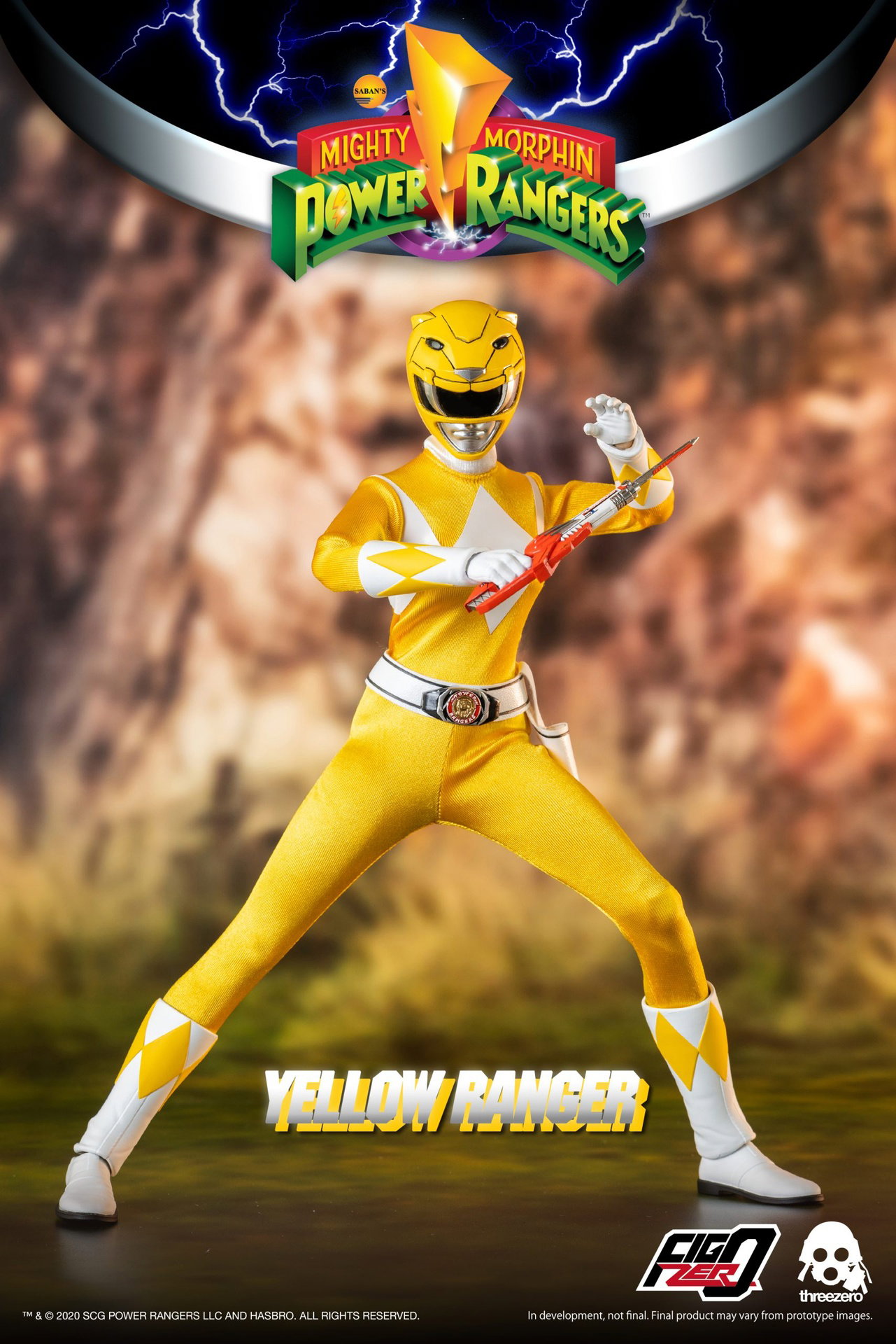 Mighty Morphin Power Rangers 1/6 Yellow Ranger image 5