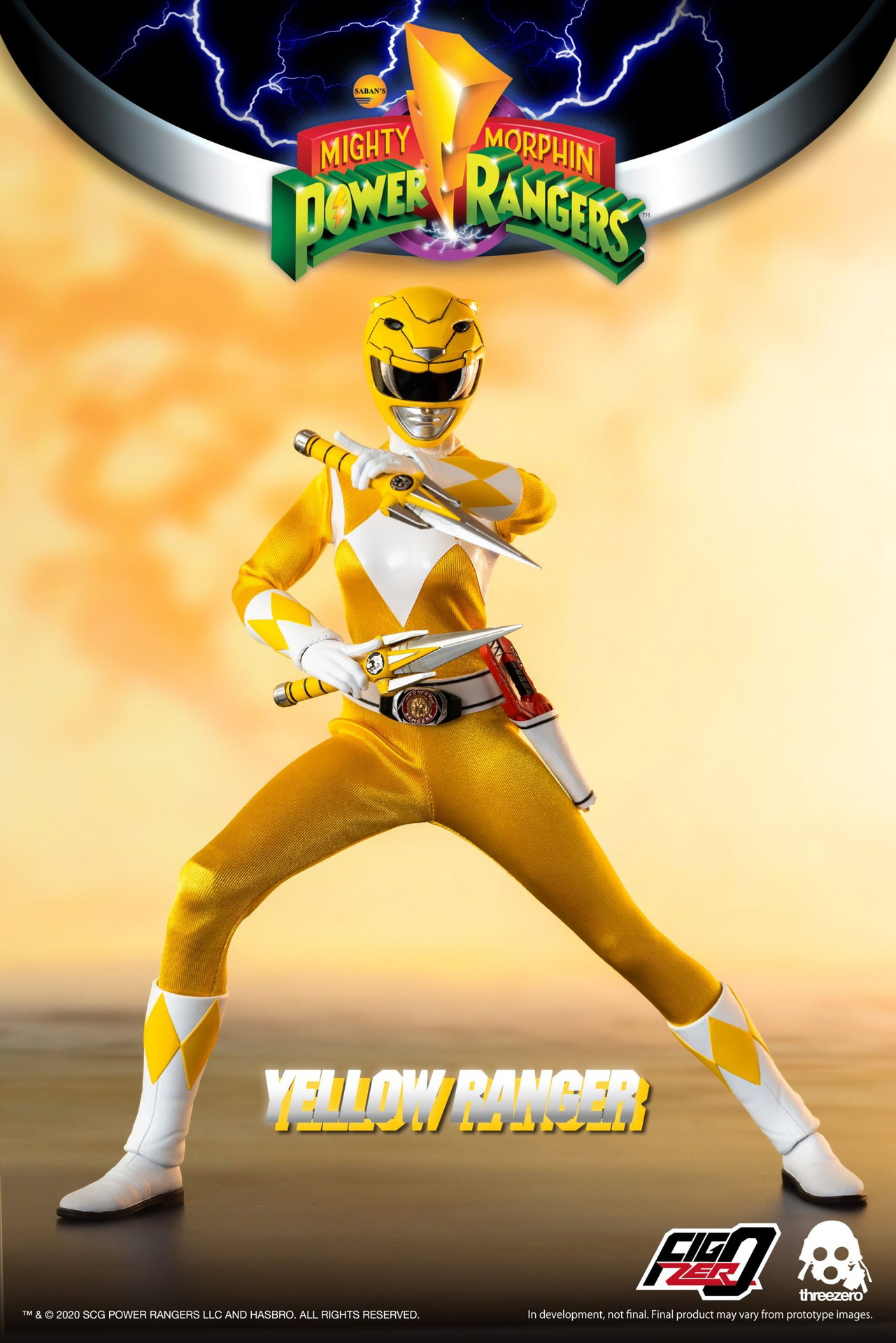 Mighty Morphin Power Rangers 1/6 Yellow Ranger image 6