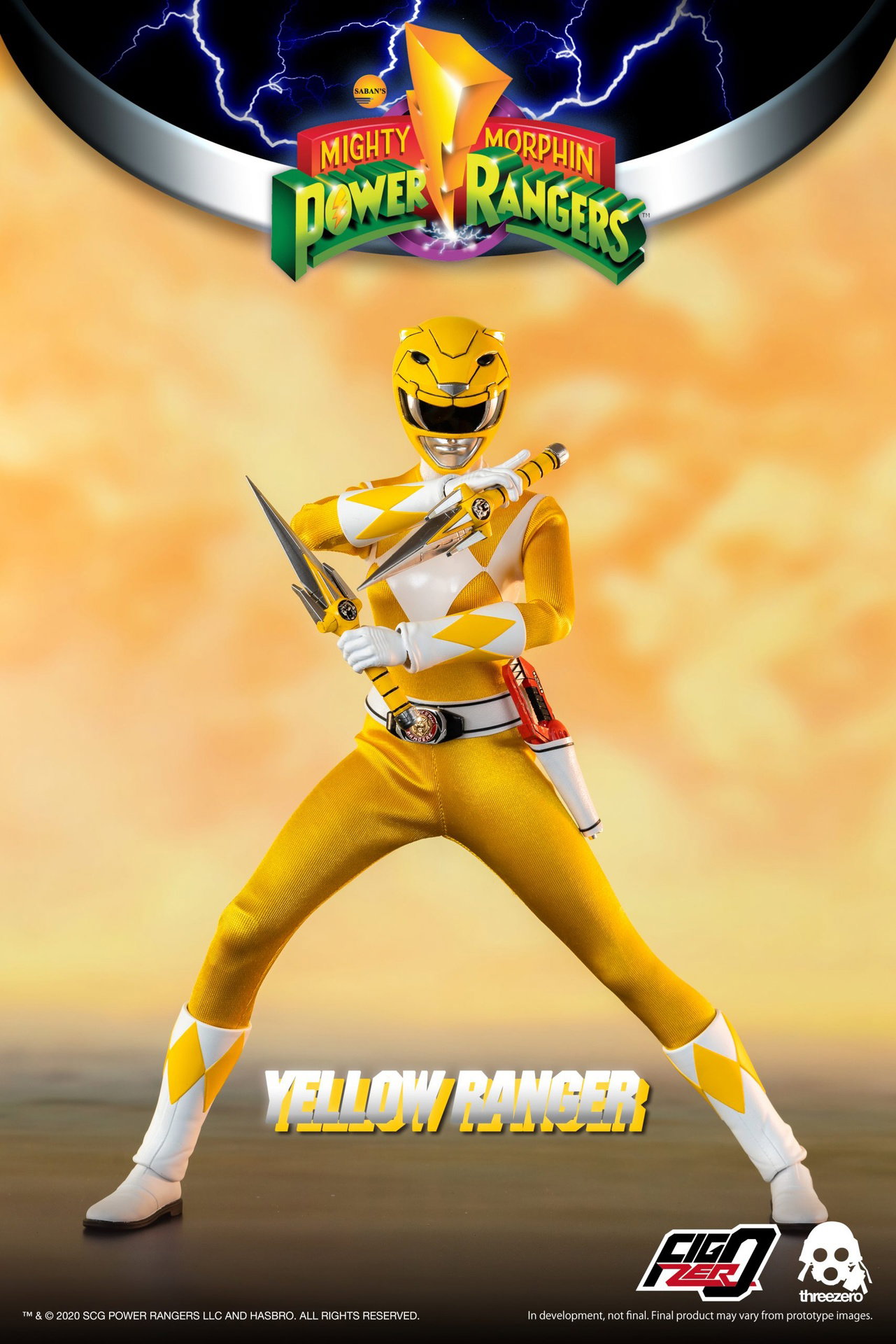 Mighty Morphin Power Rangers 1/6 Yellow Ranger image 7