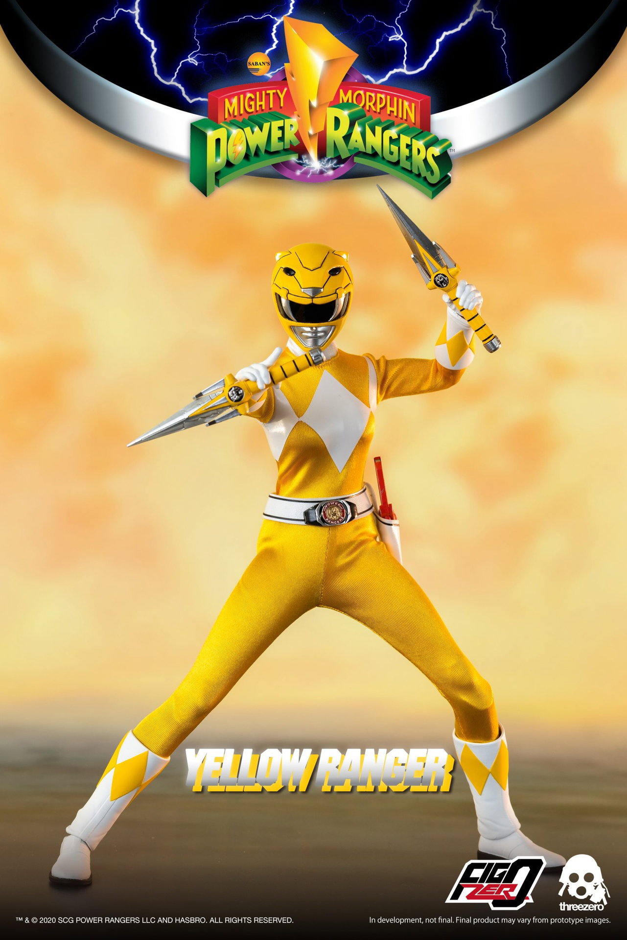 Mighty Morphin Power Rangers 1/6 Yellow Ranger image 8