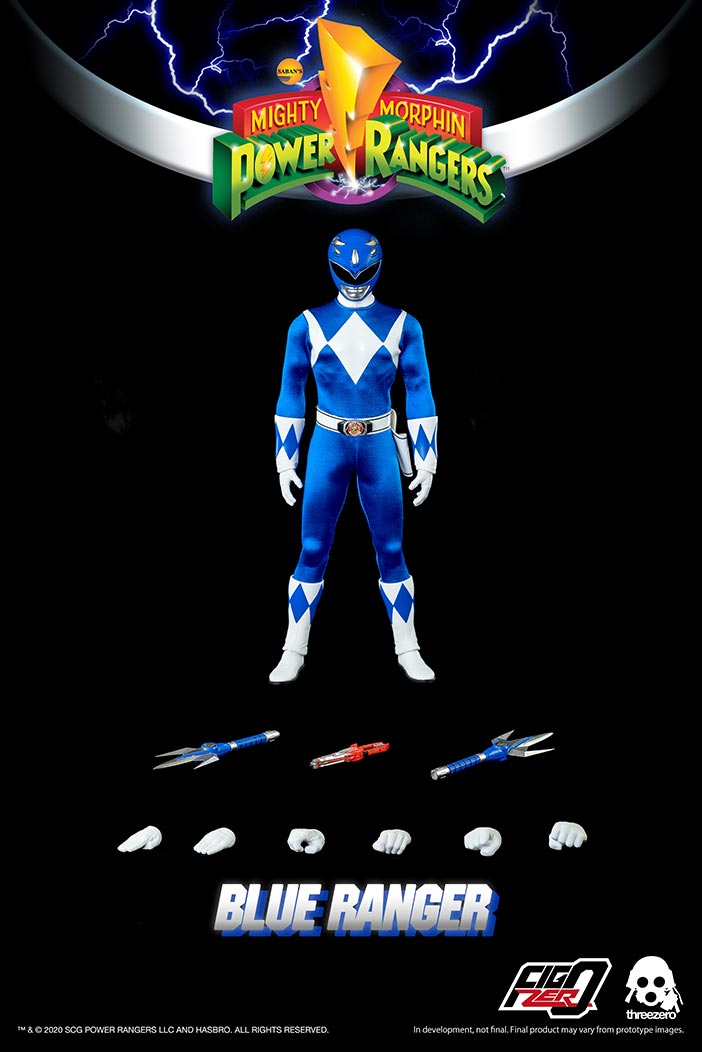 Mighty Morphin Power Rangers 1/6 Blue Ranger image 2