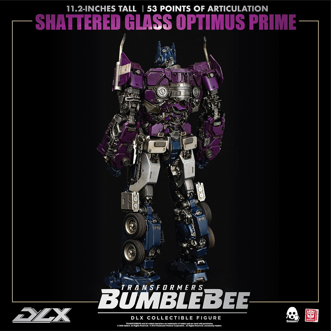 TRANSFORMERS: BUMBLEBEE DLX Shattered Glass Optimus Prime DLX SCALE COLLECTIBLE FIGURE SERIES image 4