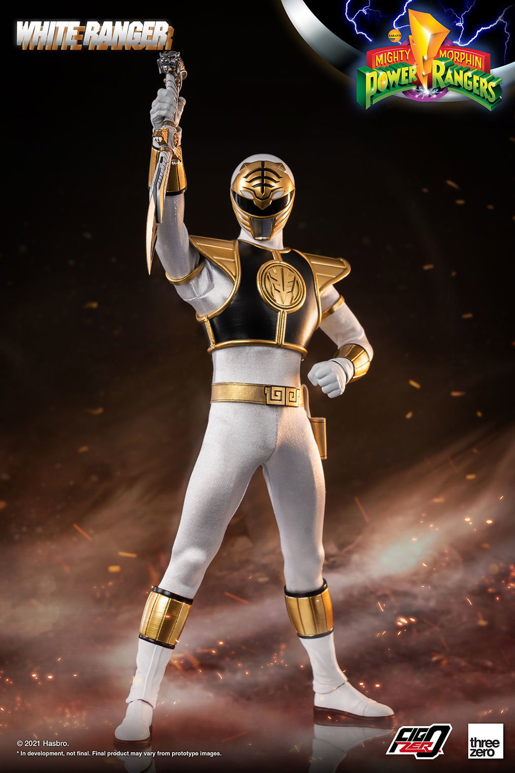 Mighty Morphin Power Rangers 1/6 White Ranger image 10