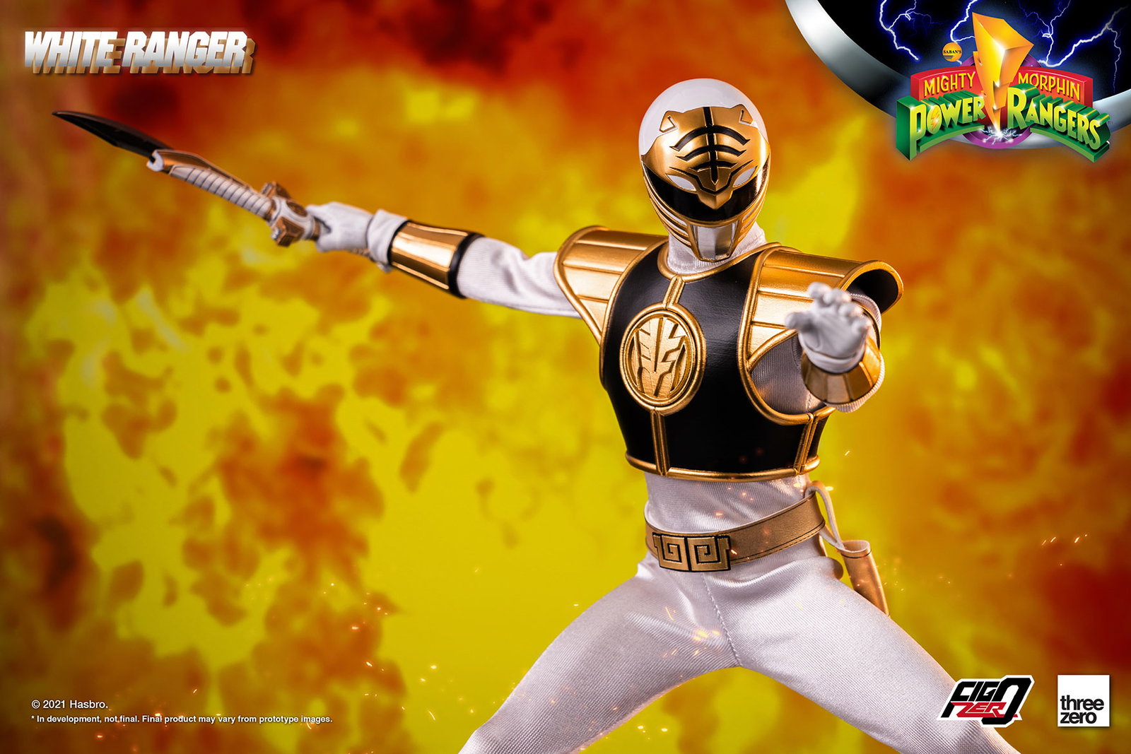Mighty Morphin Power Rangers 1/6 White Ranger image 2