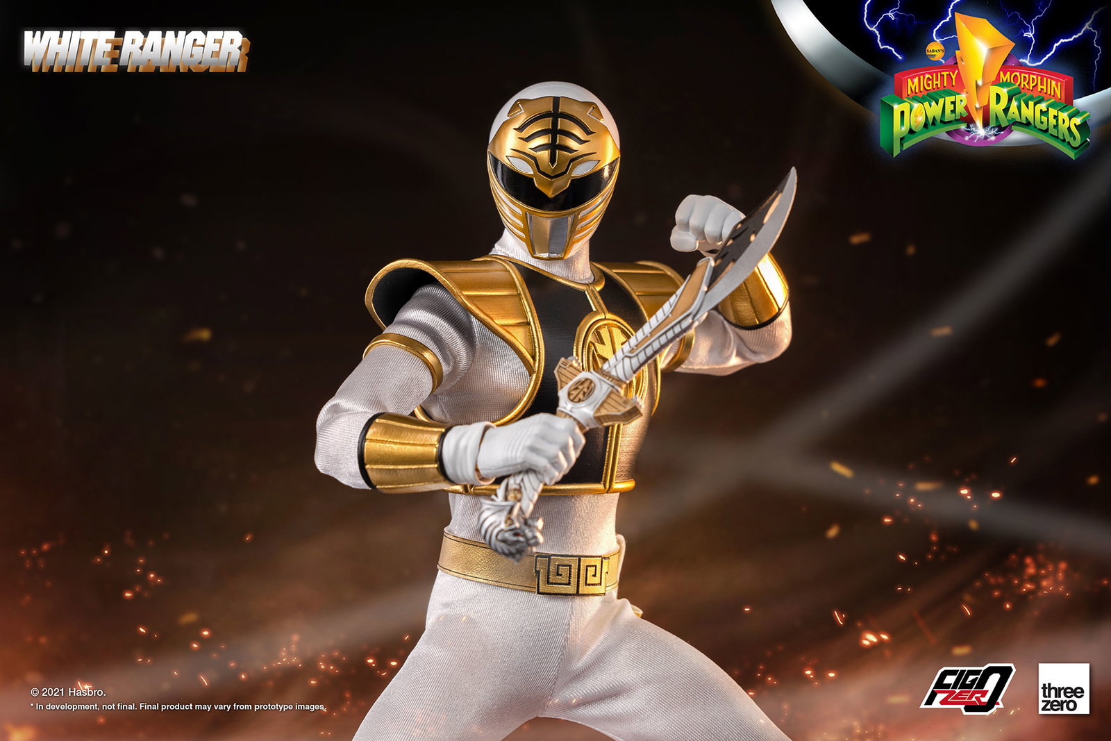 Mighty Morphin Power Rangers 1/6 White Ranger image 3