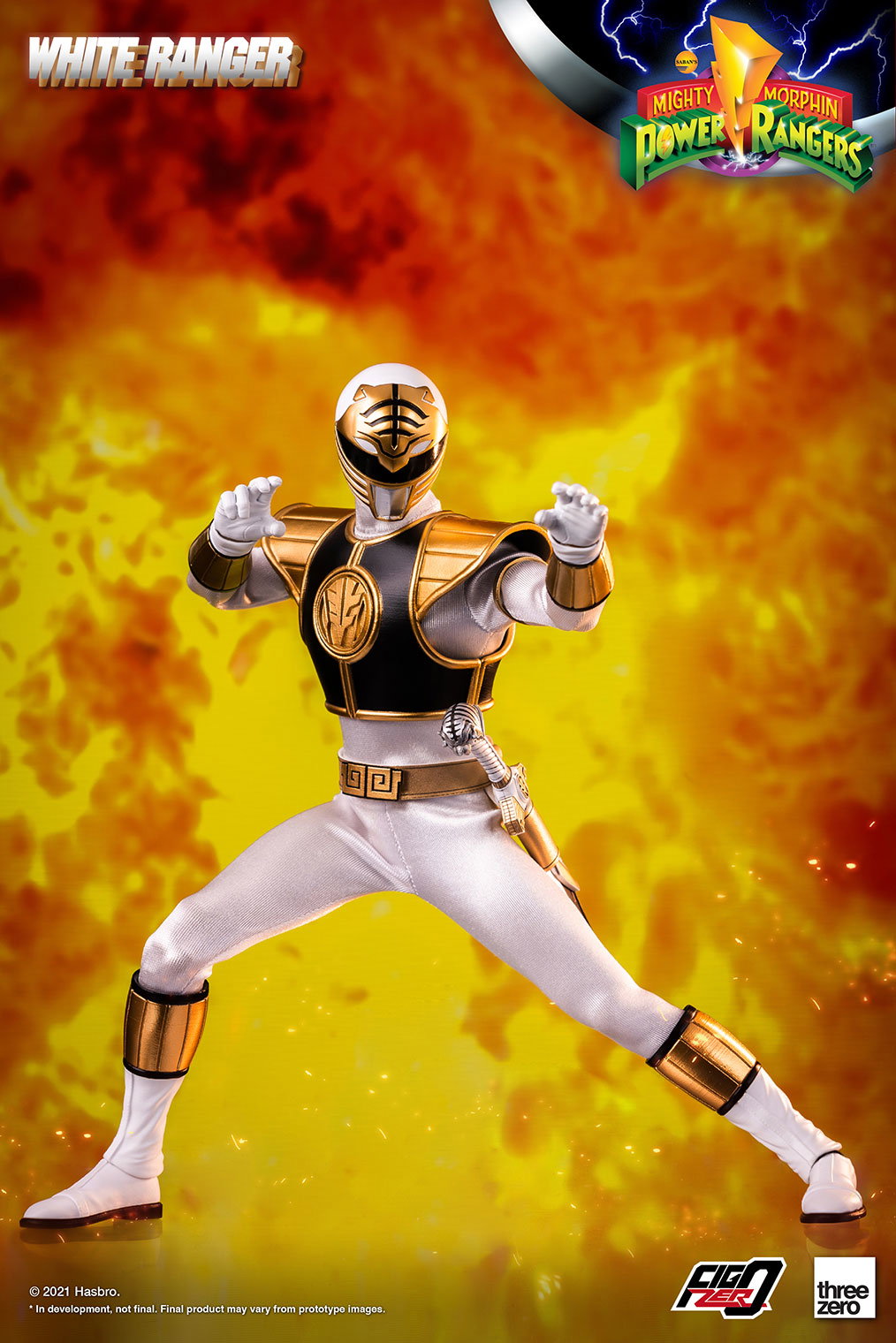 Mighty Morphin Power Rangers 1/6 White Ranger image 7