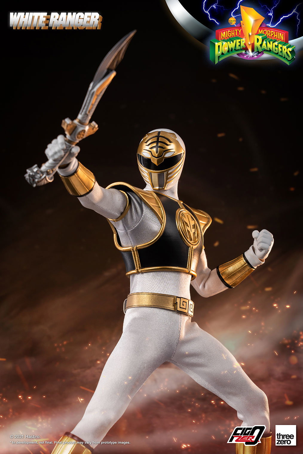 Mighty Morphin Power Rangers 1/6 White Ranger image 8