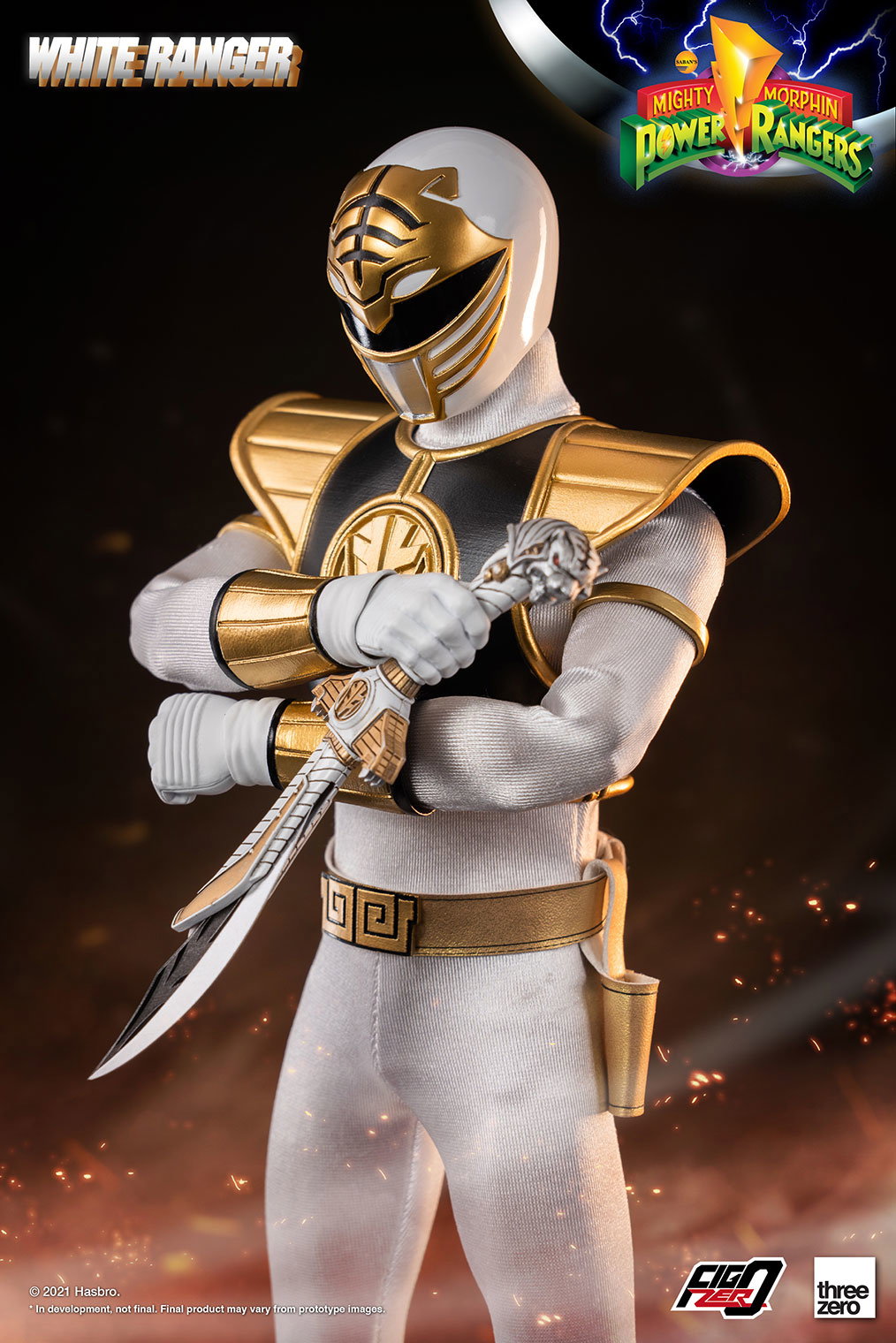 Mighty Morphin Power Rangers 1/6 White Ranger image 9