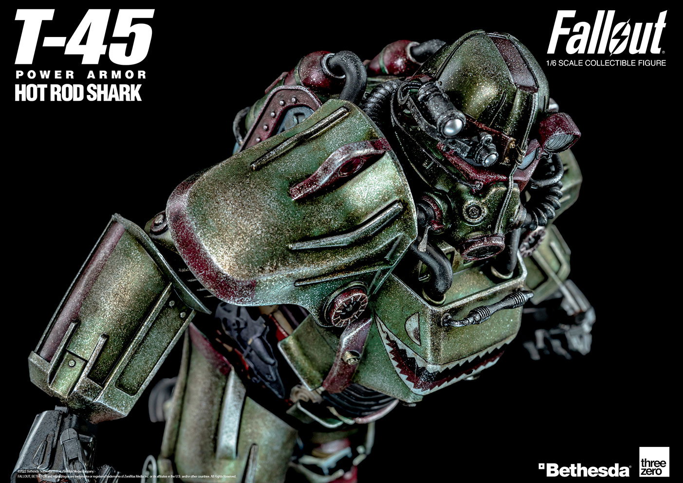 Fallout 1/6 T-45 Hot Rod Shark Armor Pack image 6