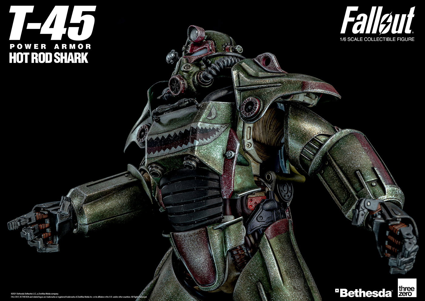 Fallout 1/6 T-45 Hot Rod Shark Armor Pack image 7