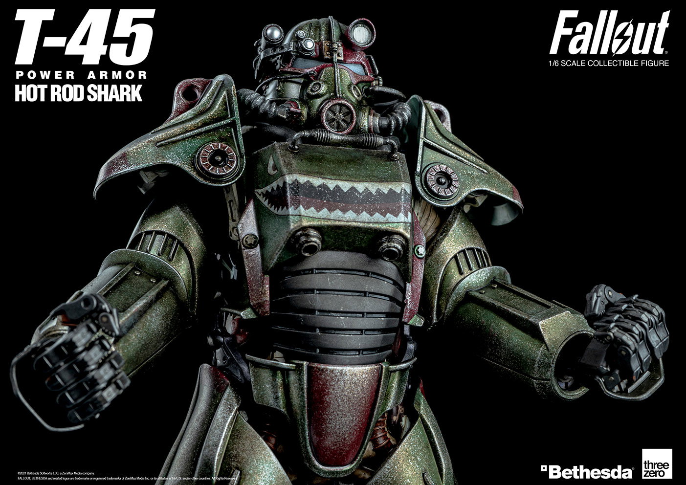 Fallout 1/6 T-45 Hot Rod Shark Armor Pack image 8
