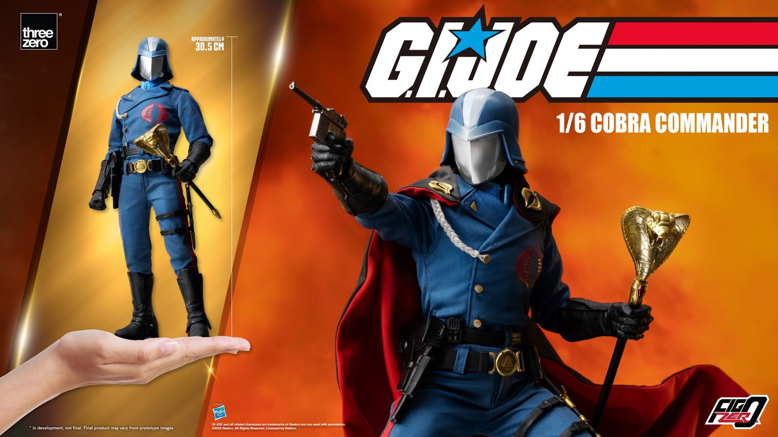 G.I. Joe FigZero 1/6 Cobra Commander image 2