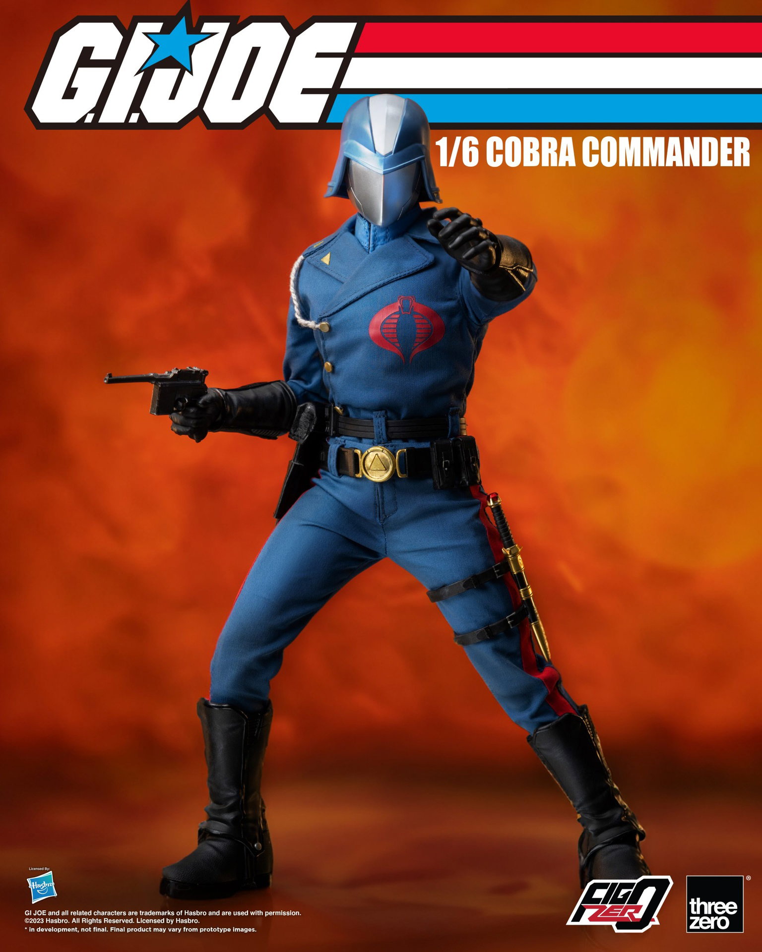 G.I. Joe FigZero 1/6 Cobra Commander image 4