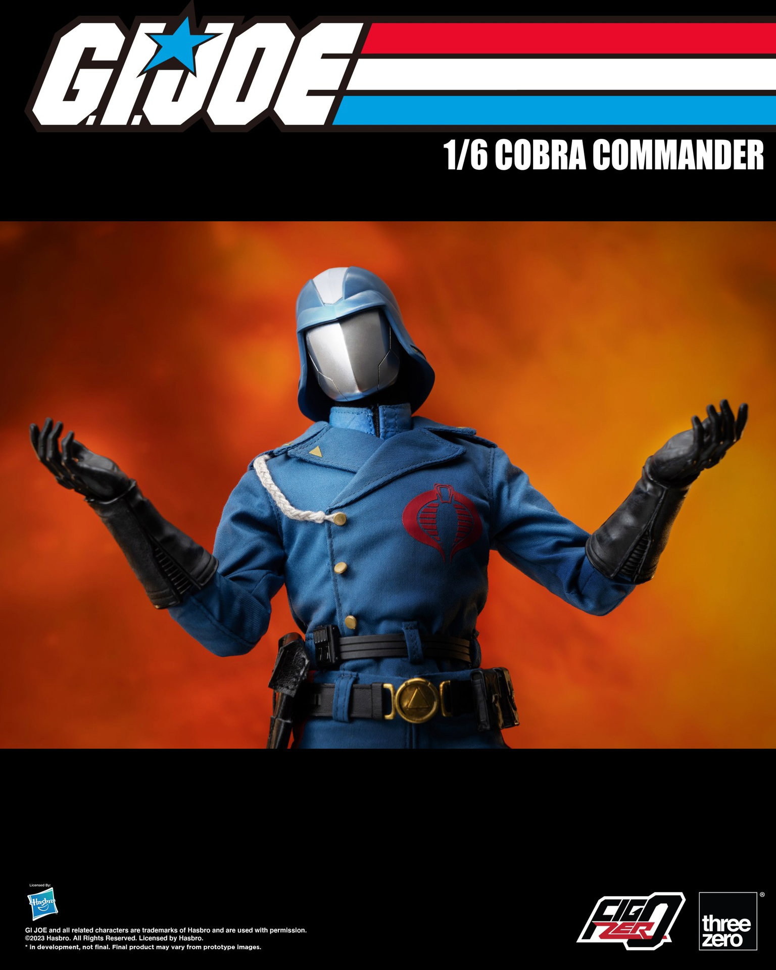 G.I. Joe FigZero 1/6 Cobra Commander image 5