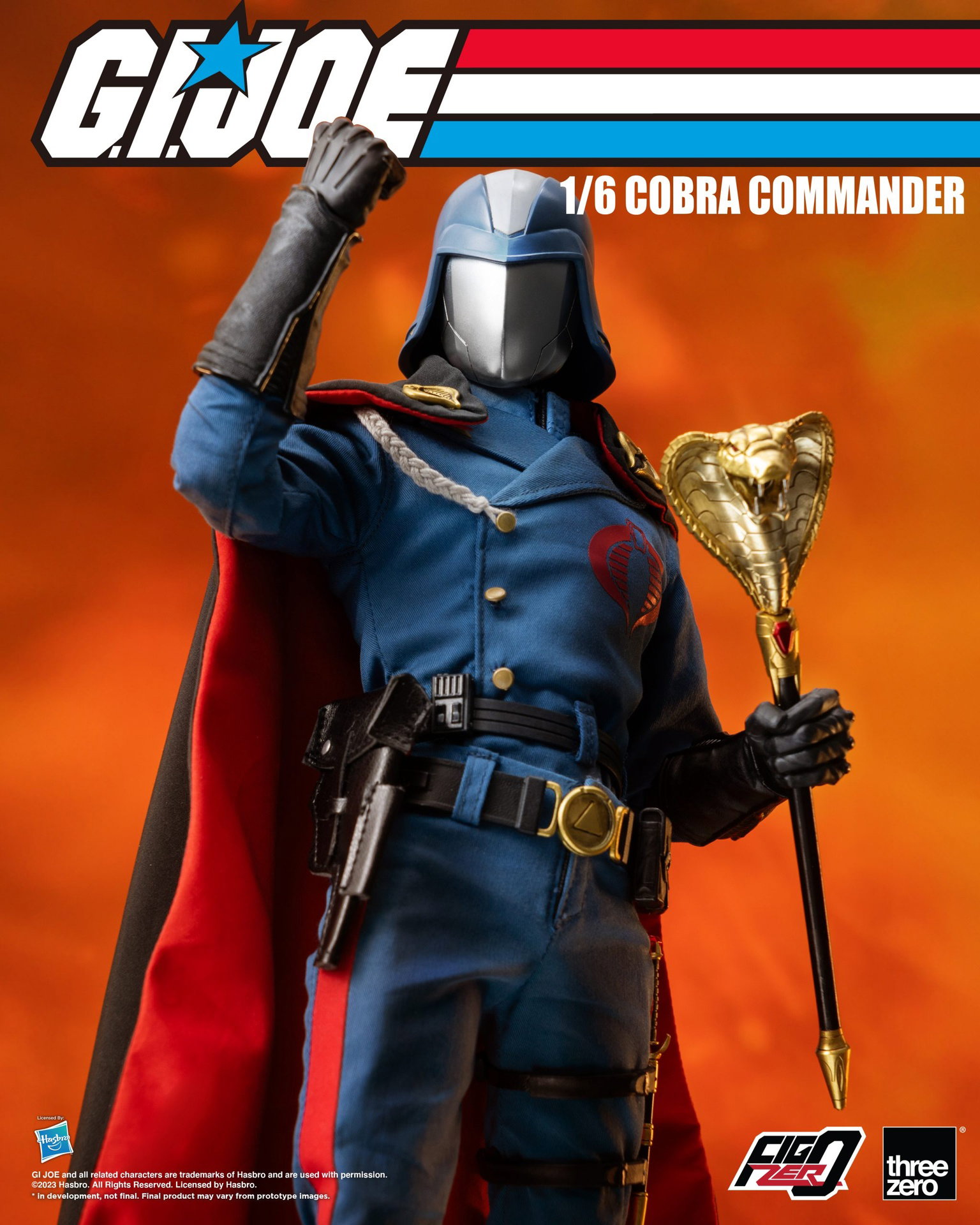 G.I. Joe FigZero 1/6 Cobra Commander image 8