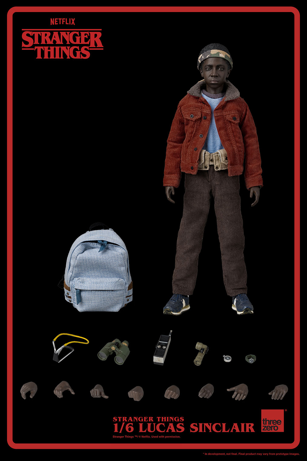 Stranger Things 1/6 Lucas Sinclair image 2