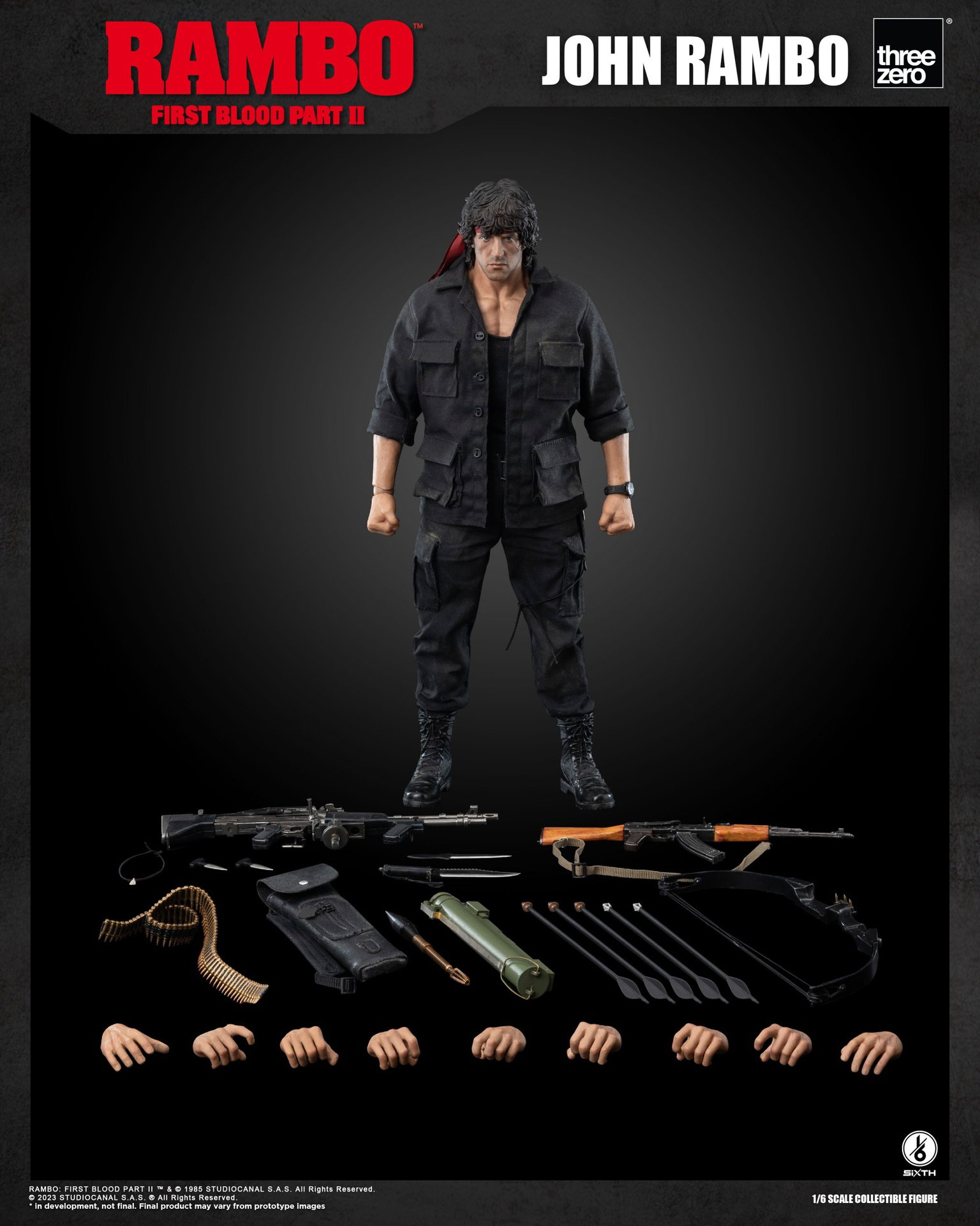 Rambo: First Blood Part II 1/6 John Rambo image 2